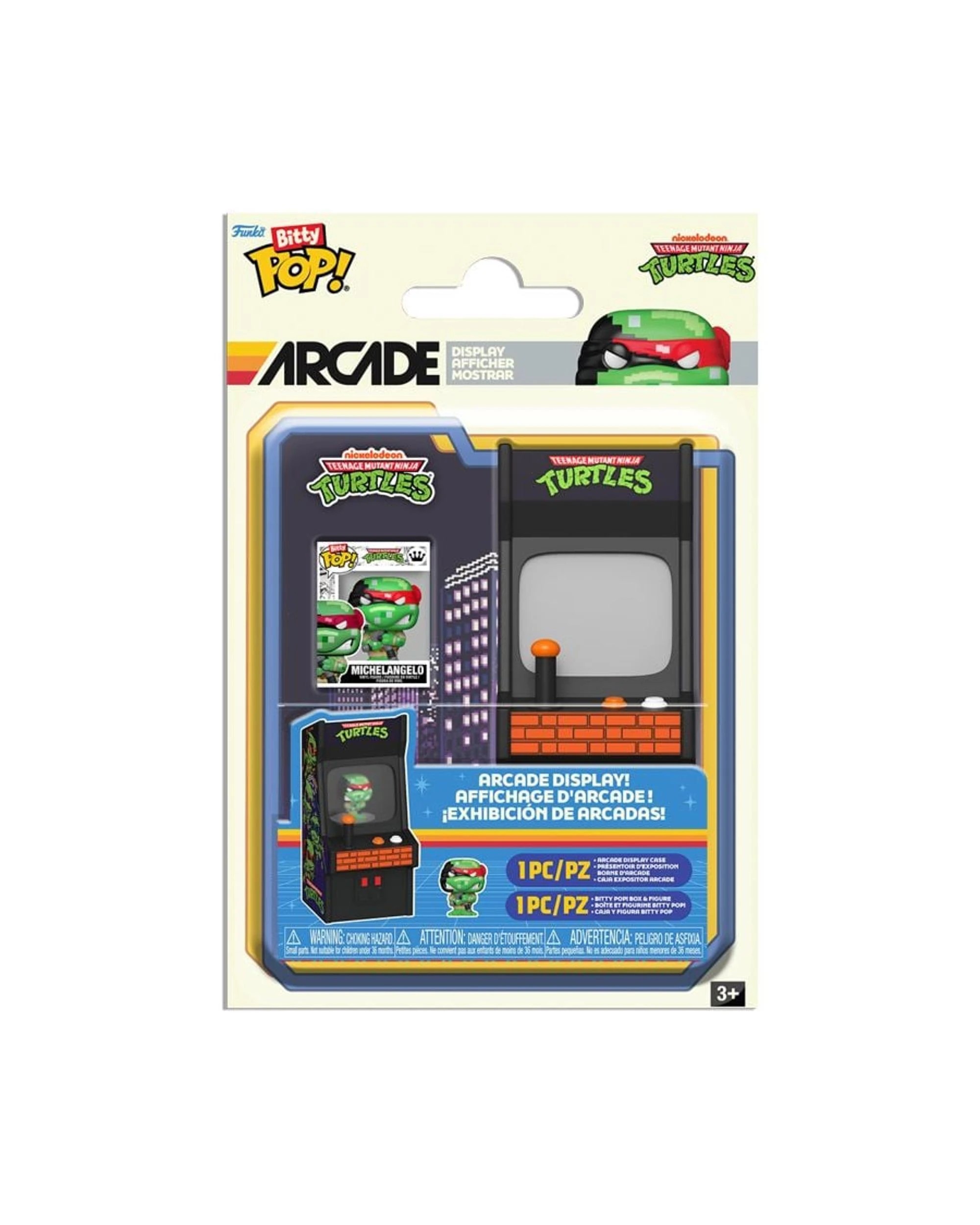 4 Teenage Mutant Ninja Turtles Michelangelo Arcade Bitty POP! Funko POP! Vinyl, 4 of 4