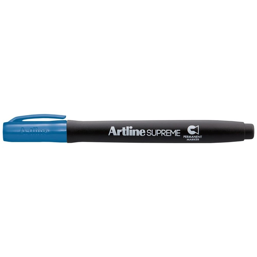 1 Artline Supreme Permanent Marker Chisel Royal Blue, 1 of 1