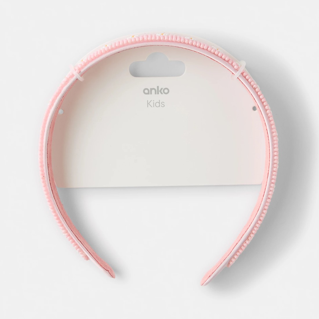 4 Flower Bead Headband - Pink, 4 of 4