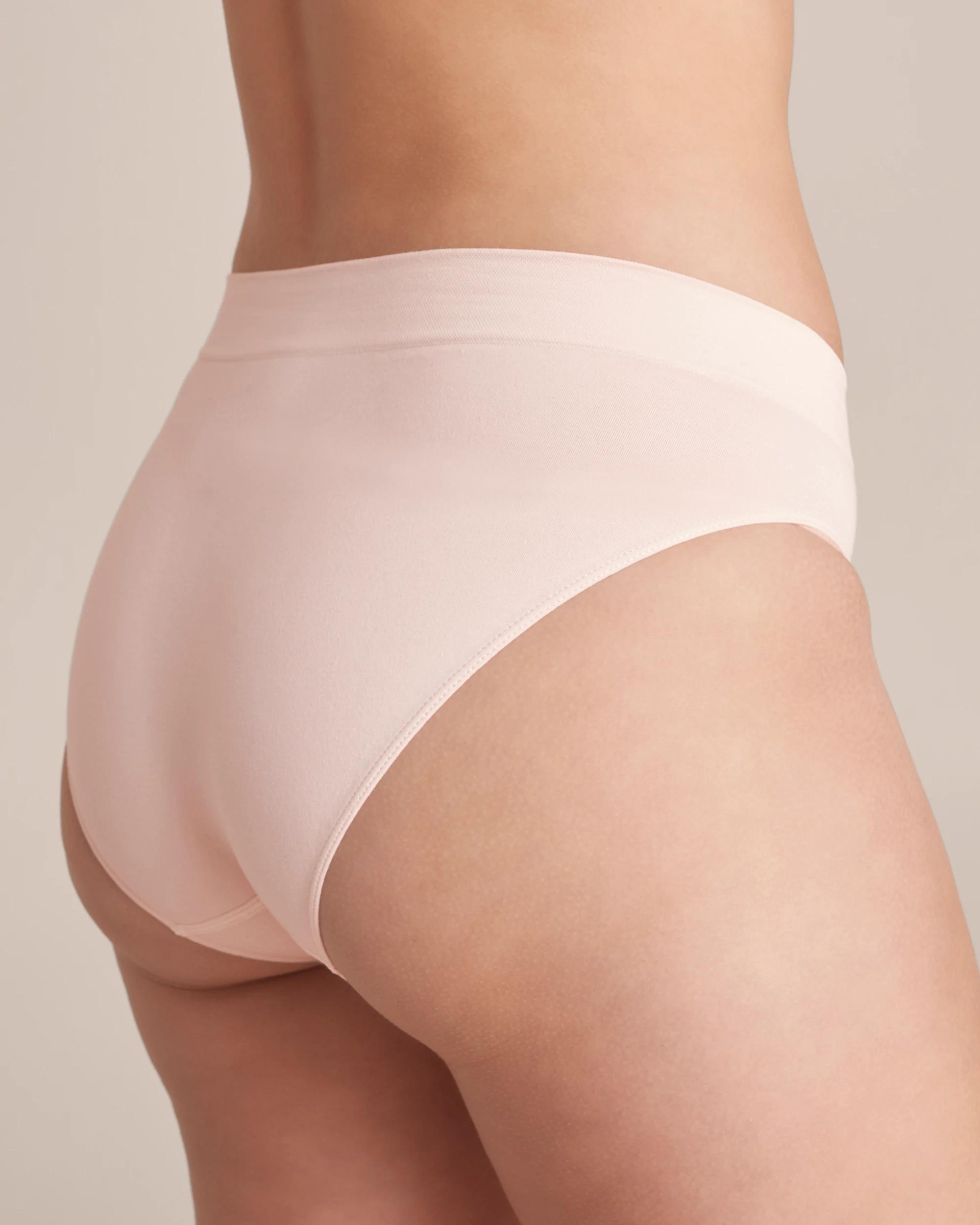 5 Target 2 Pack Cotton Seamfree High Cut Briefs CRYSTAL MAUVE, 5 of 8