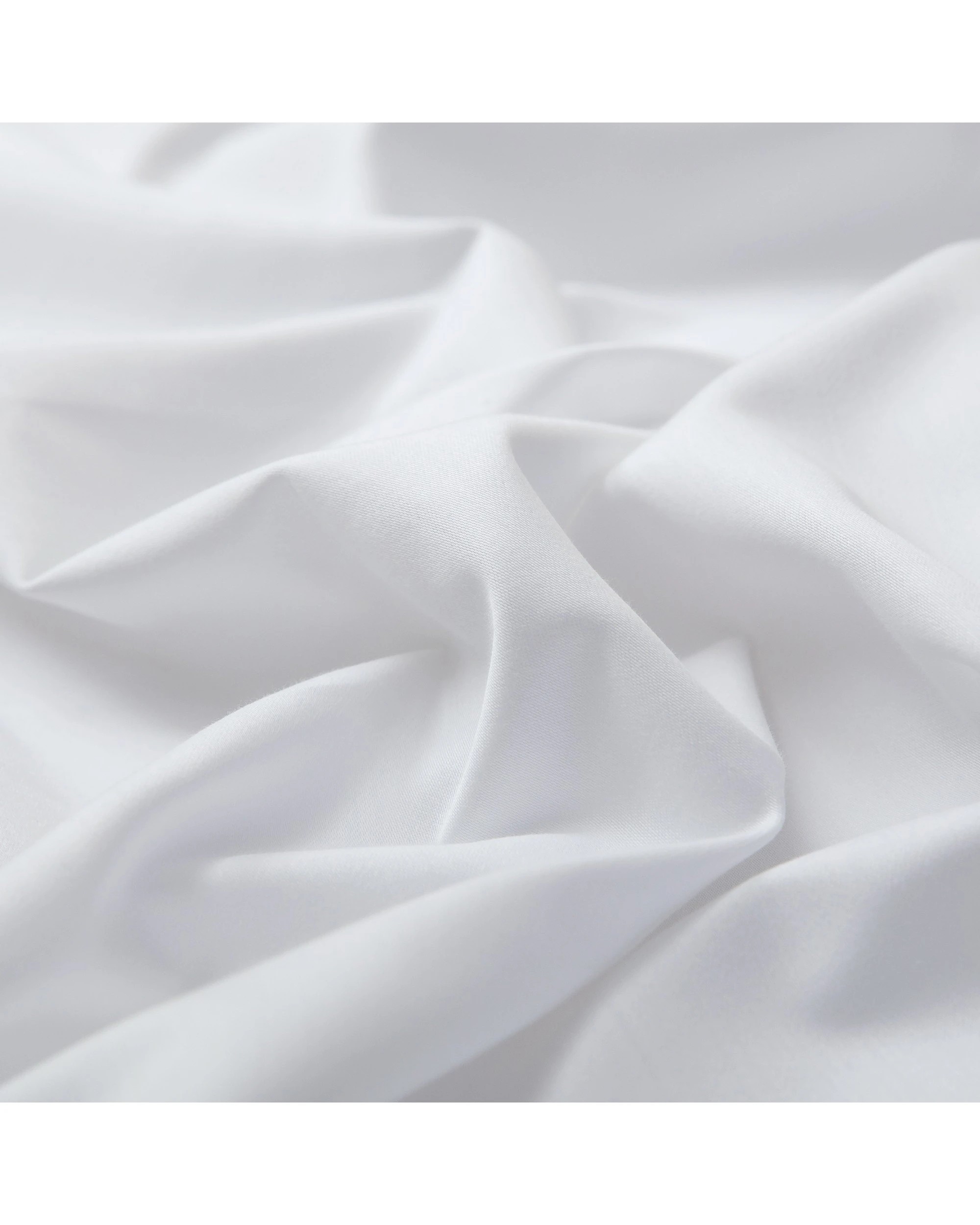 5 Dreamaker 1500TC Cotton Rich Sateen Sheet Set - King Single Bed - White, 5 of 5
