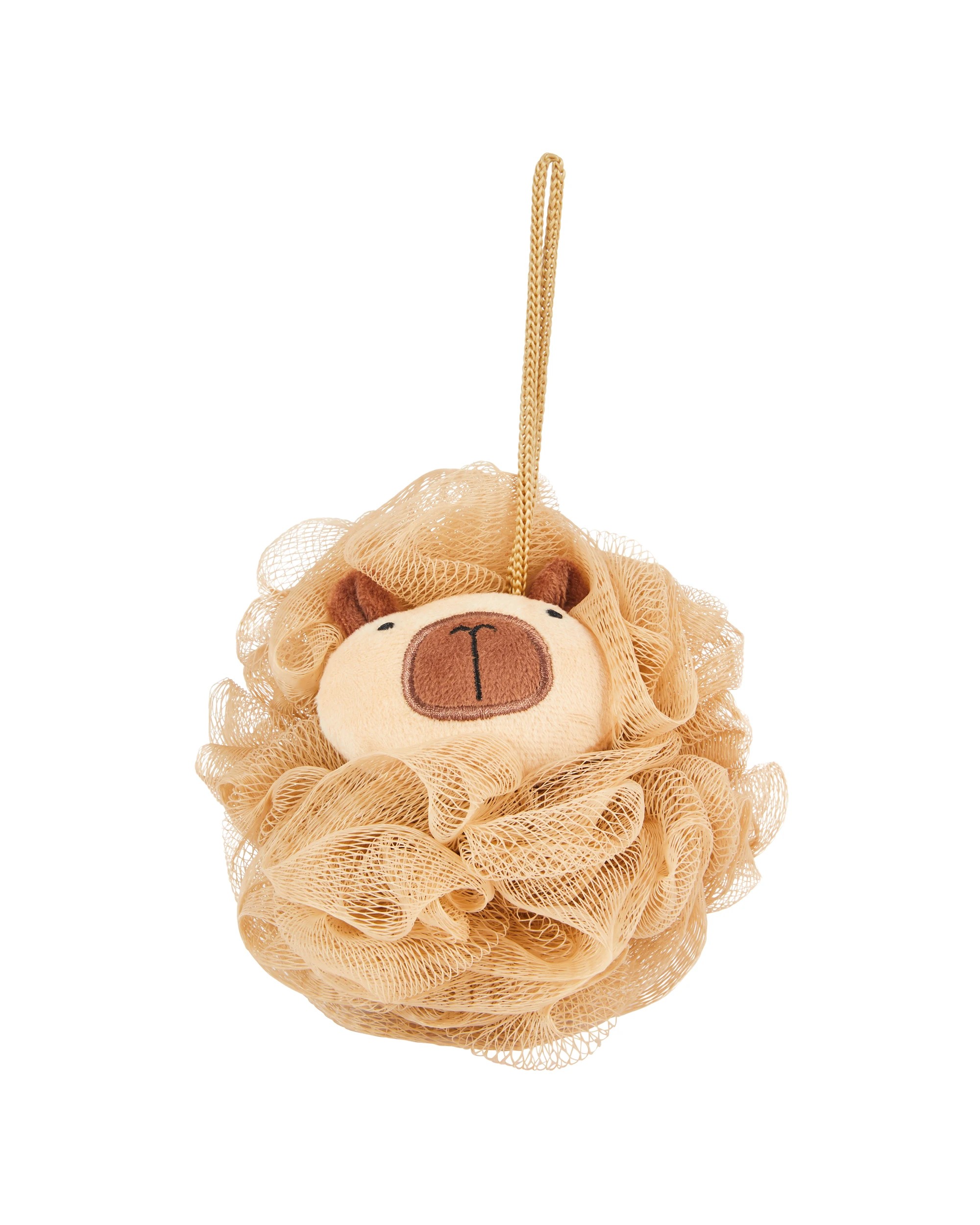 1 OXX Bodycare Bath Puff - Capybara, 1 of 3