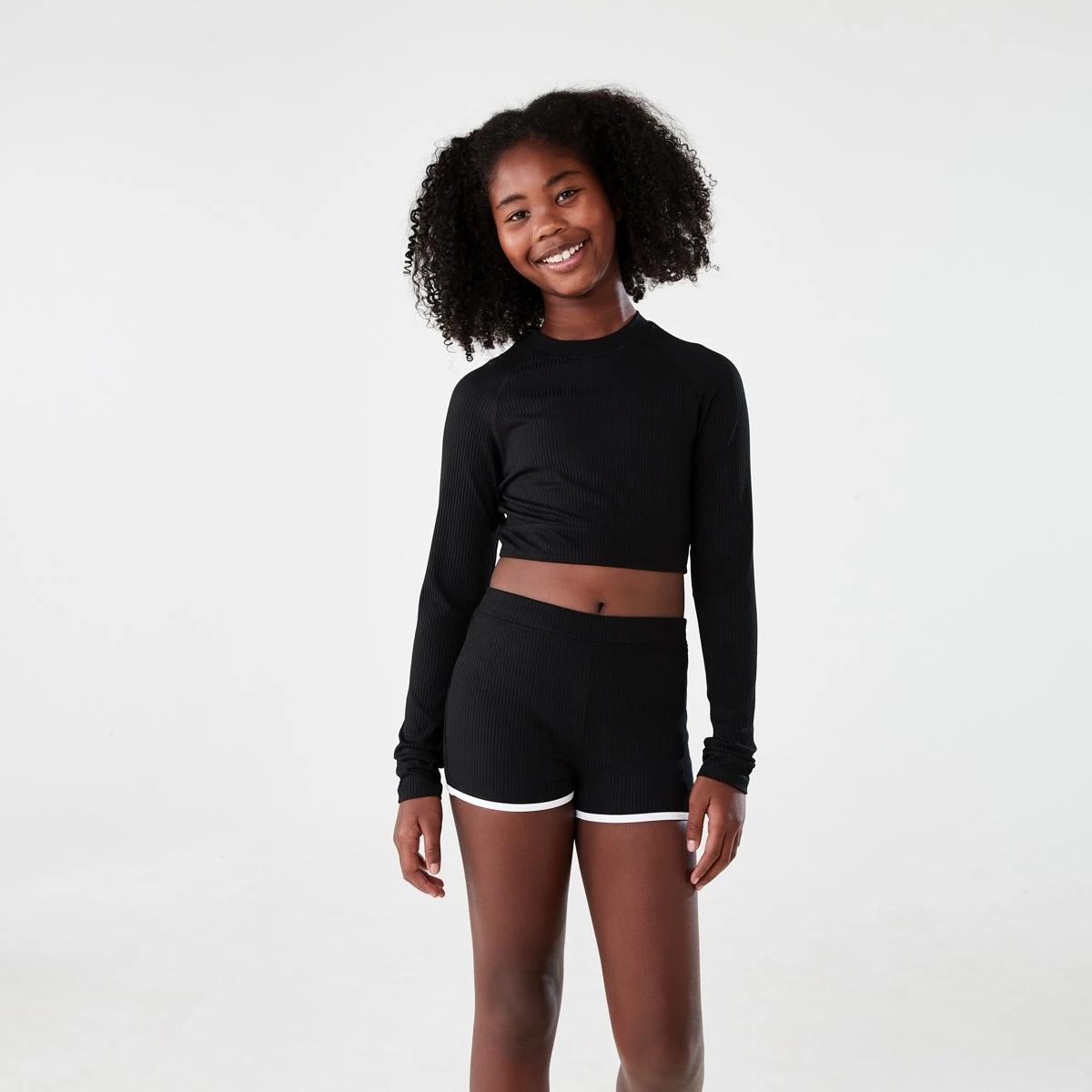 1 3 Piece Swim Set BLACK, 1 of 9