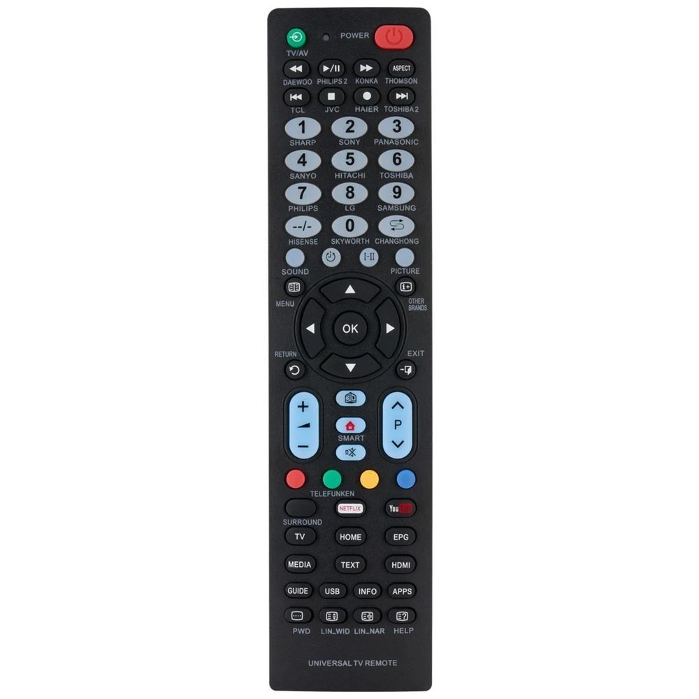 1 Brateck Replacement Universal TV Remote, 1 of 5