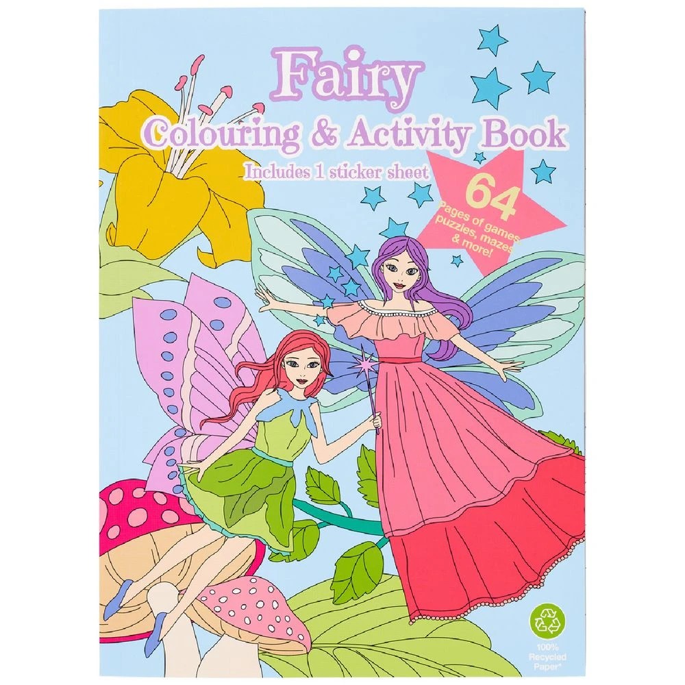 1 Studymate Fairy Colouring and Activity Book, 1 of 3
