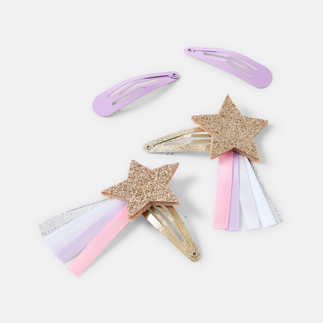 2 4 Pack Star Hair Clips, 2 of 3