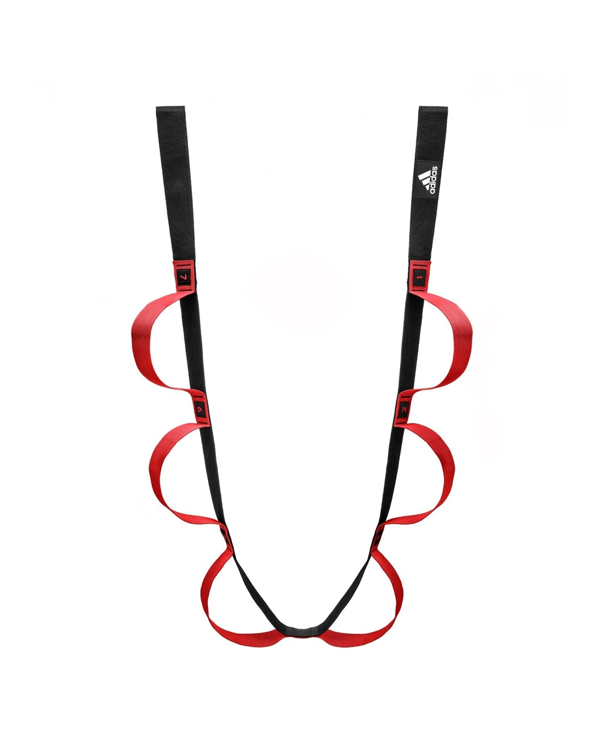 1 Adidas Stretch Assist Band Looped Warm Up Warmup Pre-Workout - Red/Black, 1 of 6