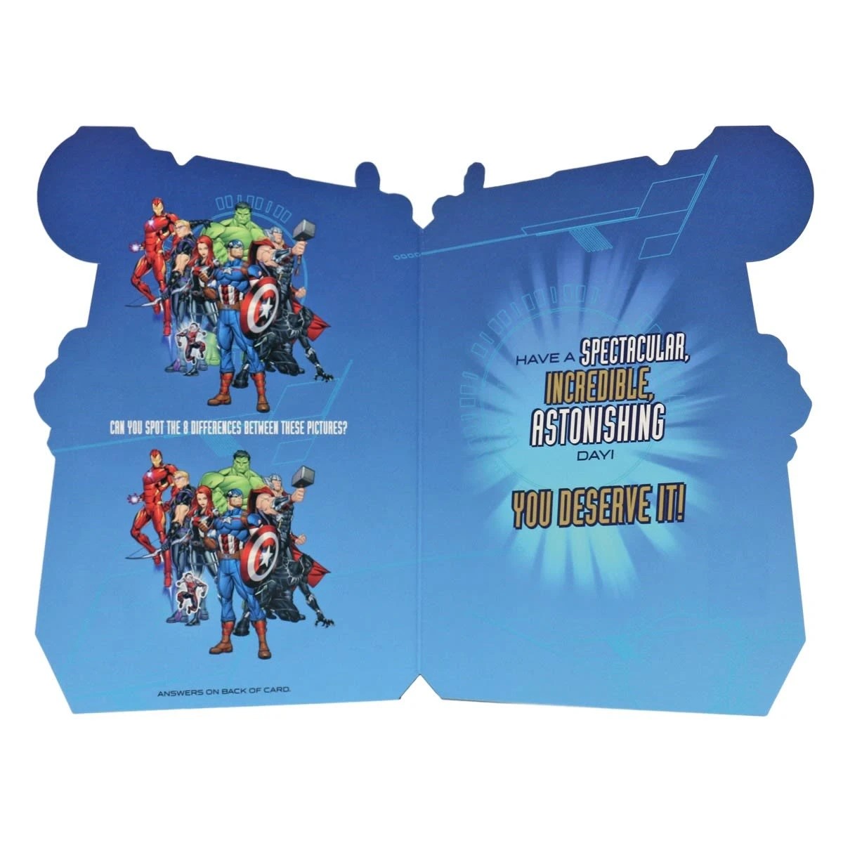 2 Connections from Hallmark Marvel Avengers 6th Birthday Card - Astonishing Day, 2 of 3