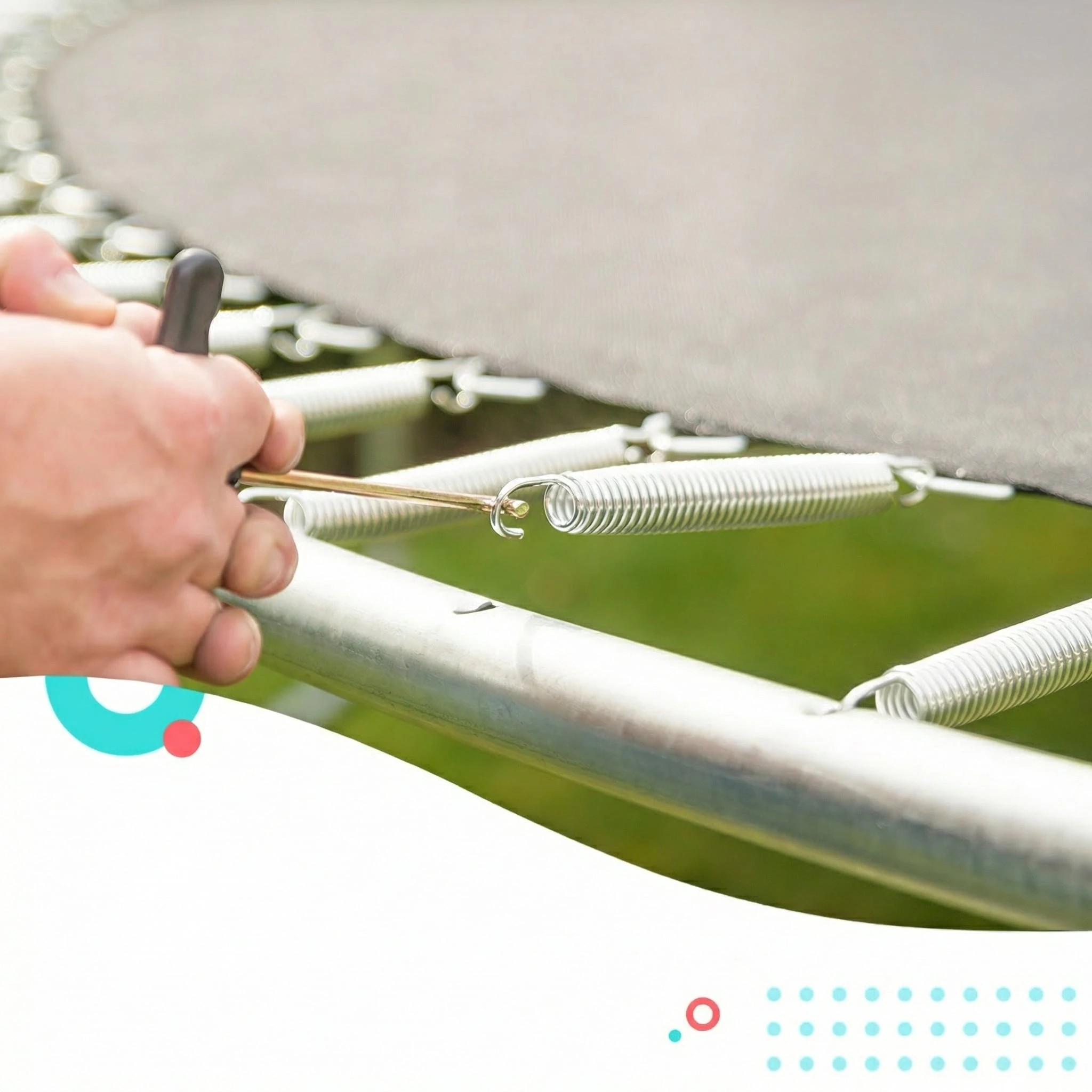 3 Kahuna Blizzard 14 ft Trampoline with Net, 3 of 5