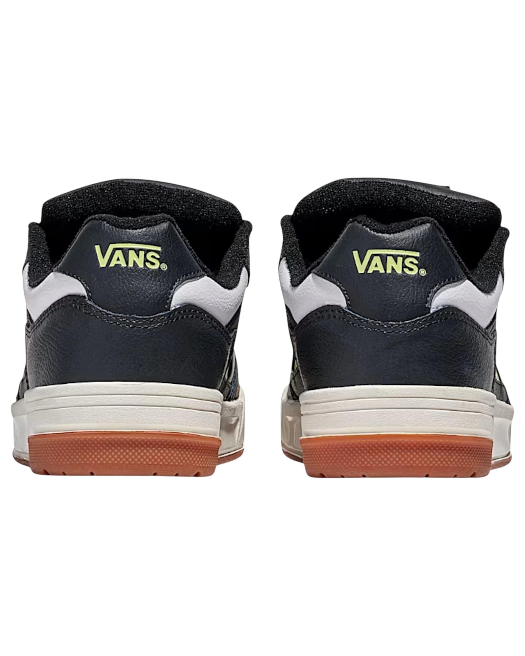 2 Vans Mens Upland Black/ Lime Lace Up Casual Shoes BLACK/LIME, 2 of 4