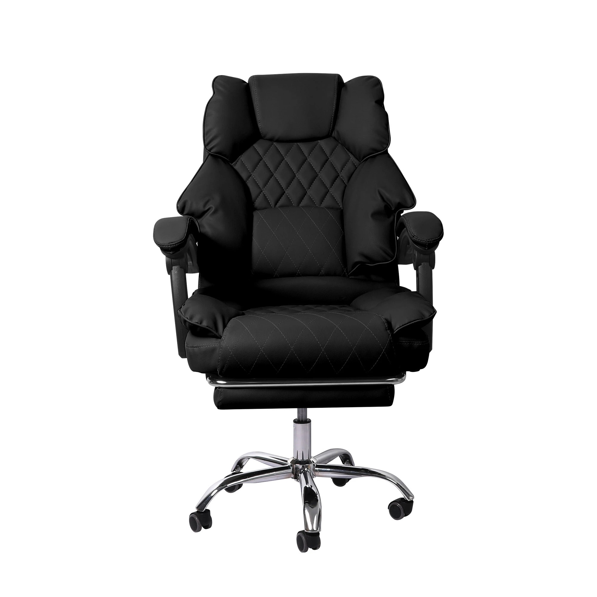 2 Levede Pu Leather Office Chair With Footrest, 2 of 6