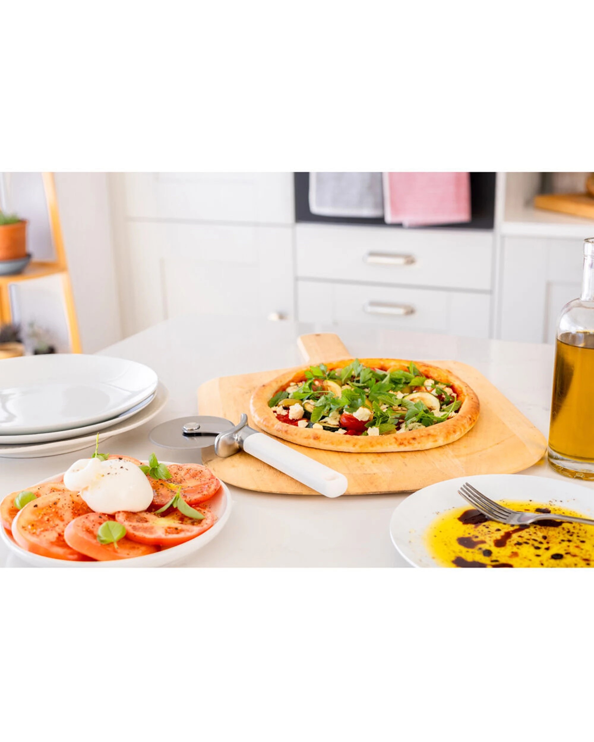 6 KitchenAid 2PK Classic Metal Pizza Wheel Cutter Finger Guard Ergonomic Handle Kitchen Utensil - White, 6 of 6