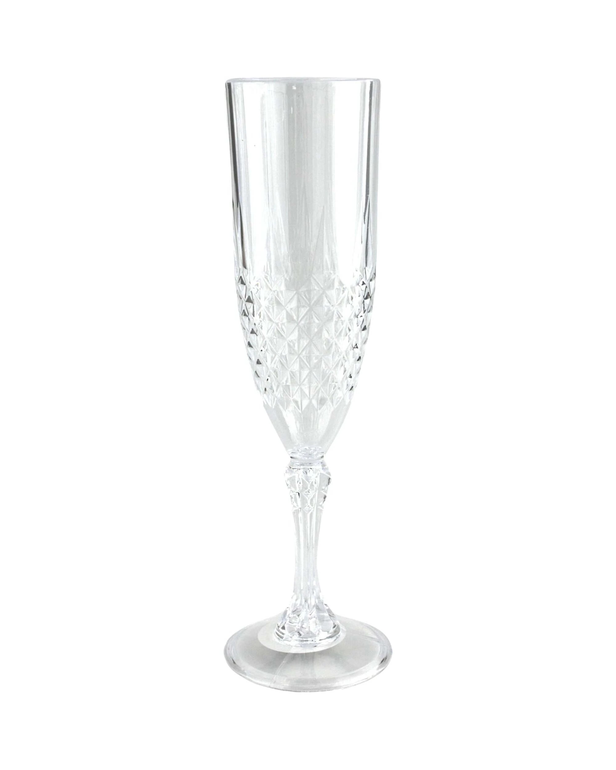 1 Spice Kitchen Crystal Look Clear Acrylic Champagne Glass, 1 of 1