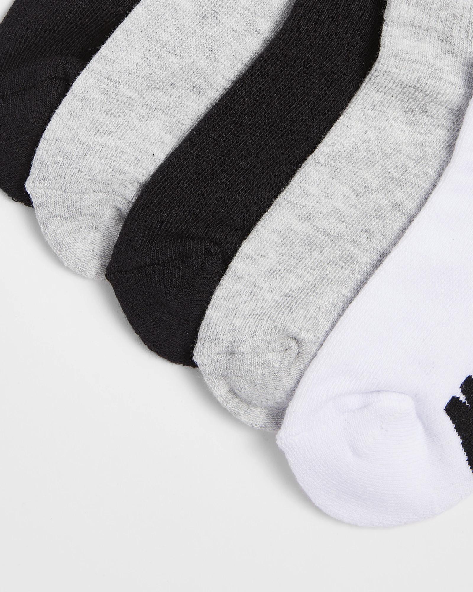 2 Sport Low Cut Socks 5 Pack - Maxx BLACK/WHITE/GREY, 2 of 3