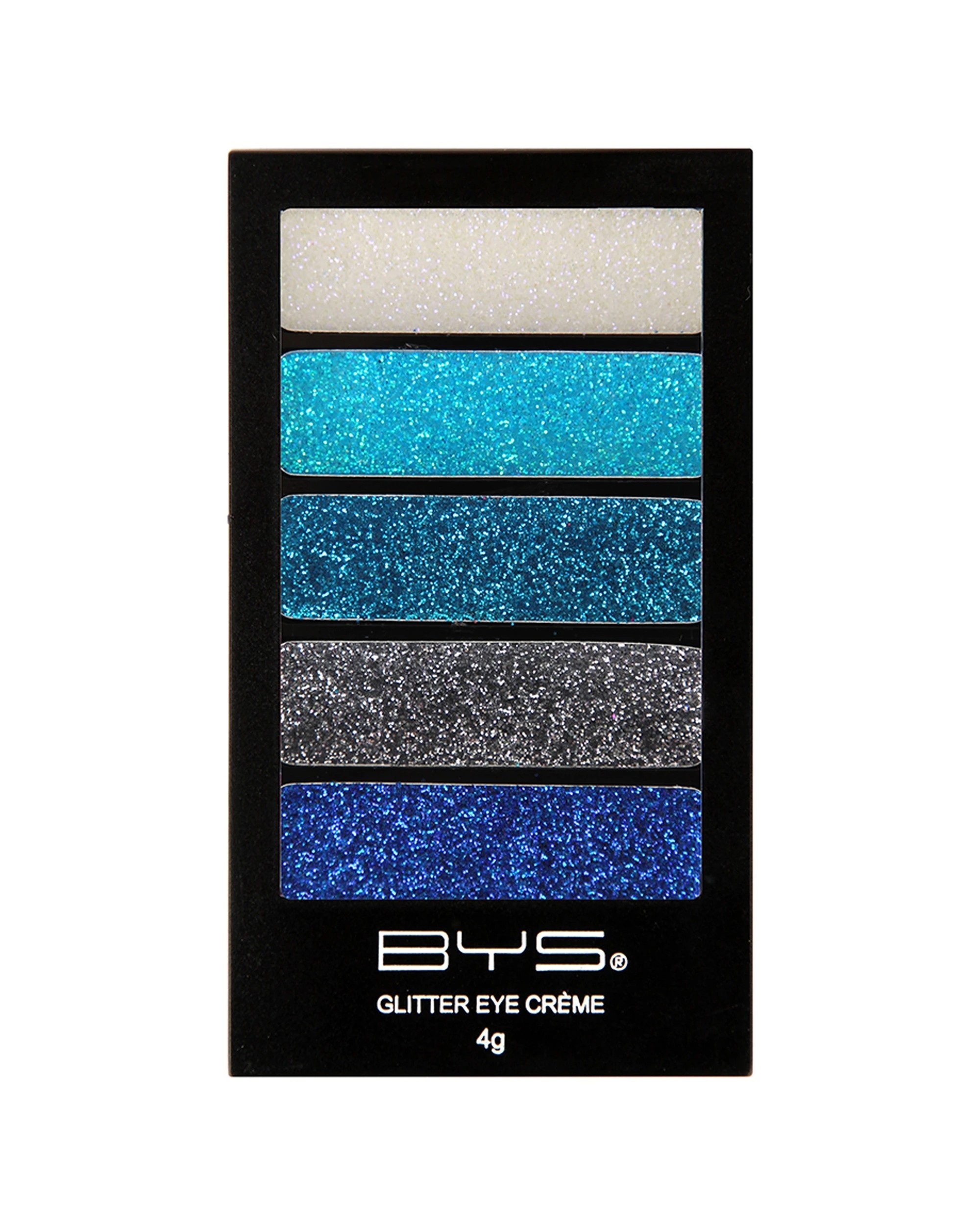 1 BYS Glitter Creme 4g Makeup Palette Platinum 5 Shades - Multi, 1 of 1