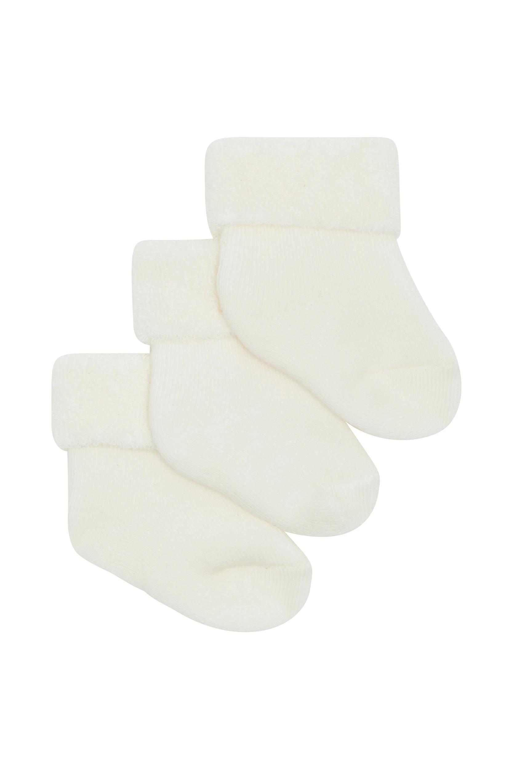 2 Bonds Baby Newbies 3 Pack Wondersocks MARSCAPONE, 2 of 3