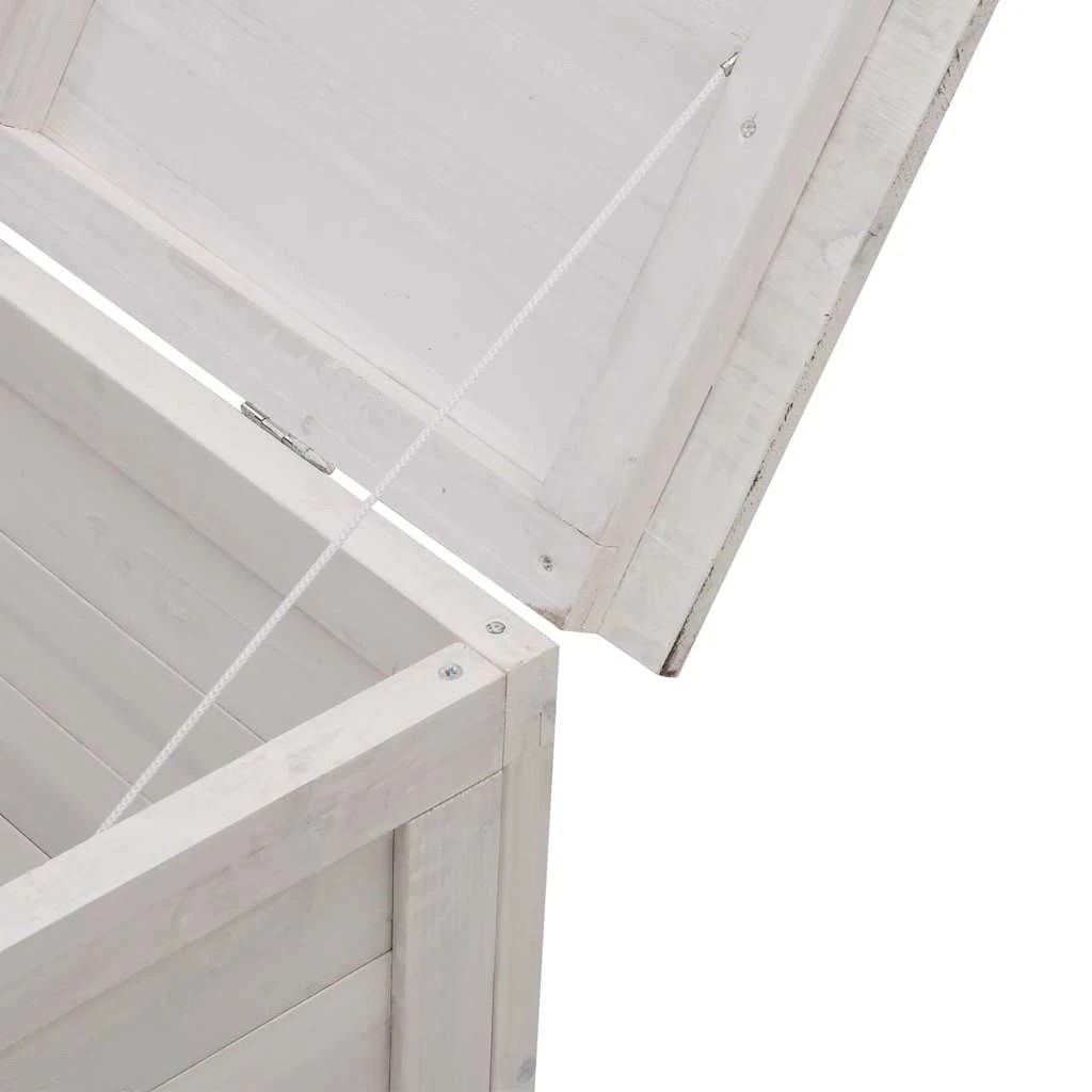 7 vidaXL garden storage box Ample Storage - White, 7 of 9