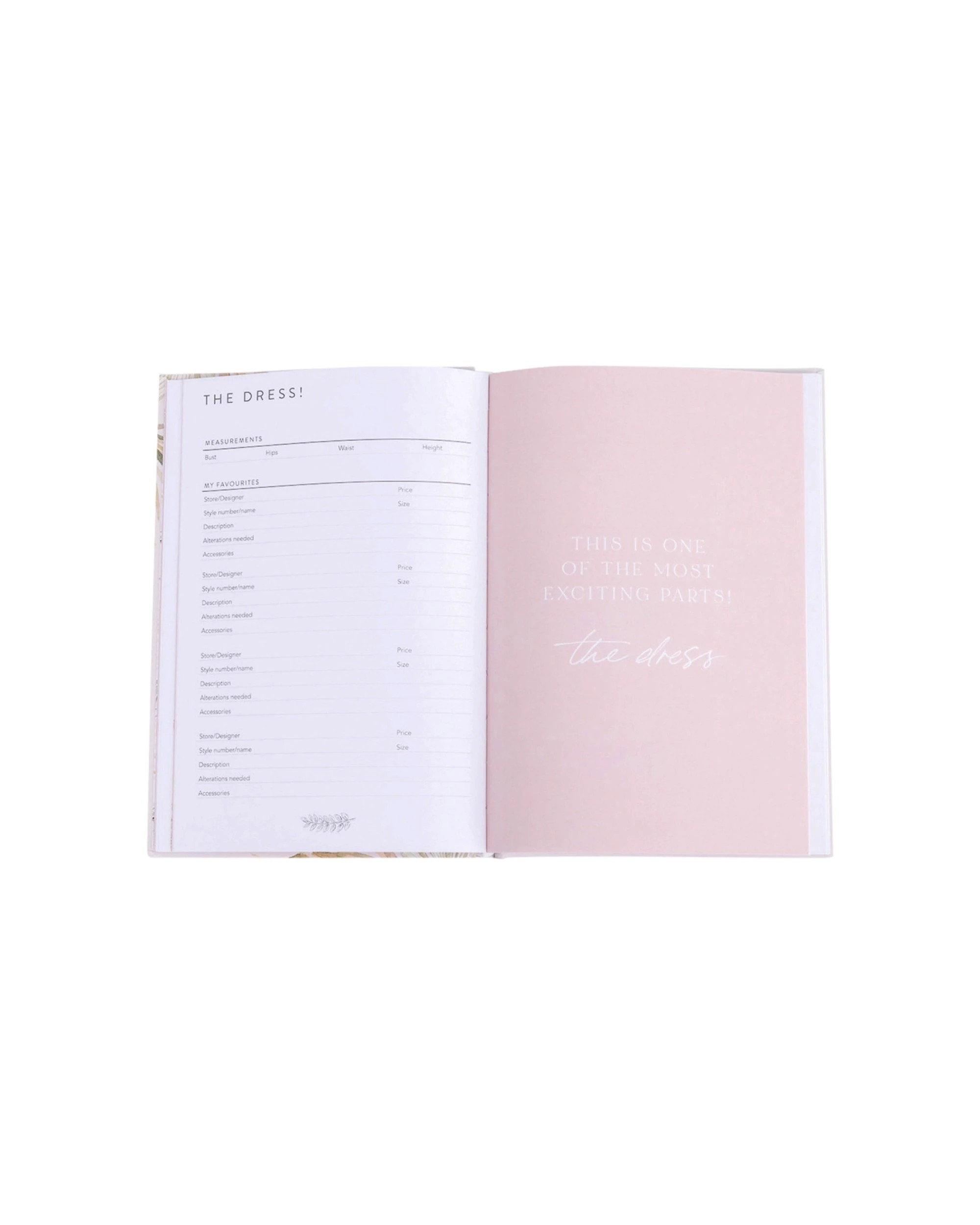 6 Splosh Floral Wedding Planner Journal 15-categories Engagement Book 15x21cm
 - Pink, 6 of 9