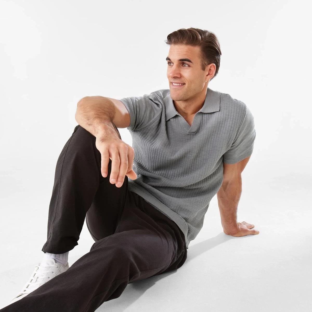 6 Cotton Linen Chino Pants OYSTER BLACK, 6 of 8