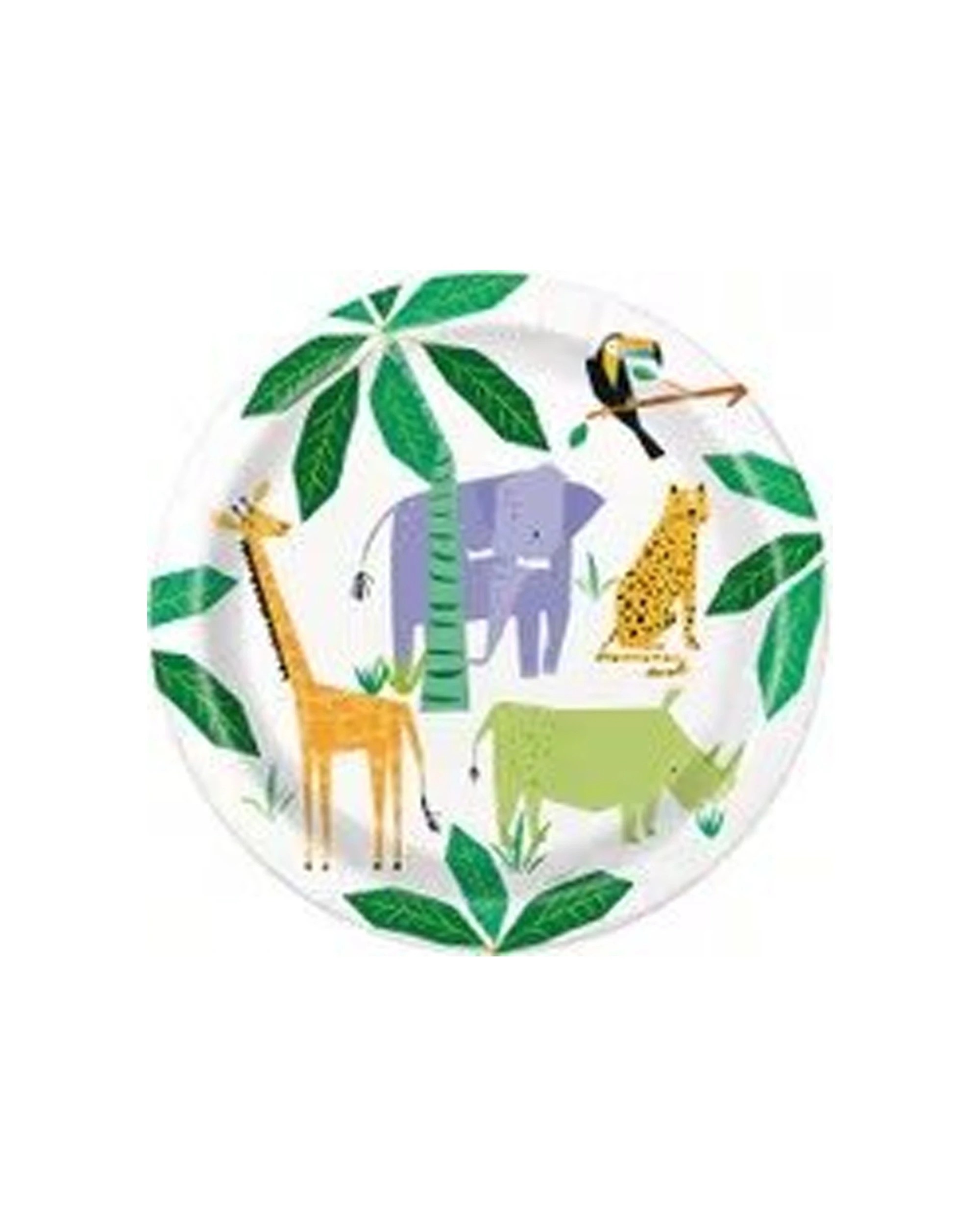 2 Unique Animal Safari Large Paper Plates Pack of 8     
., 2 of 2