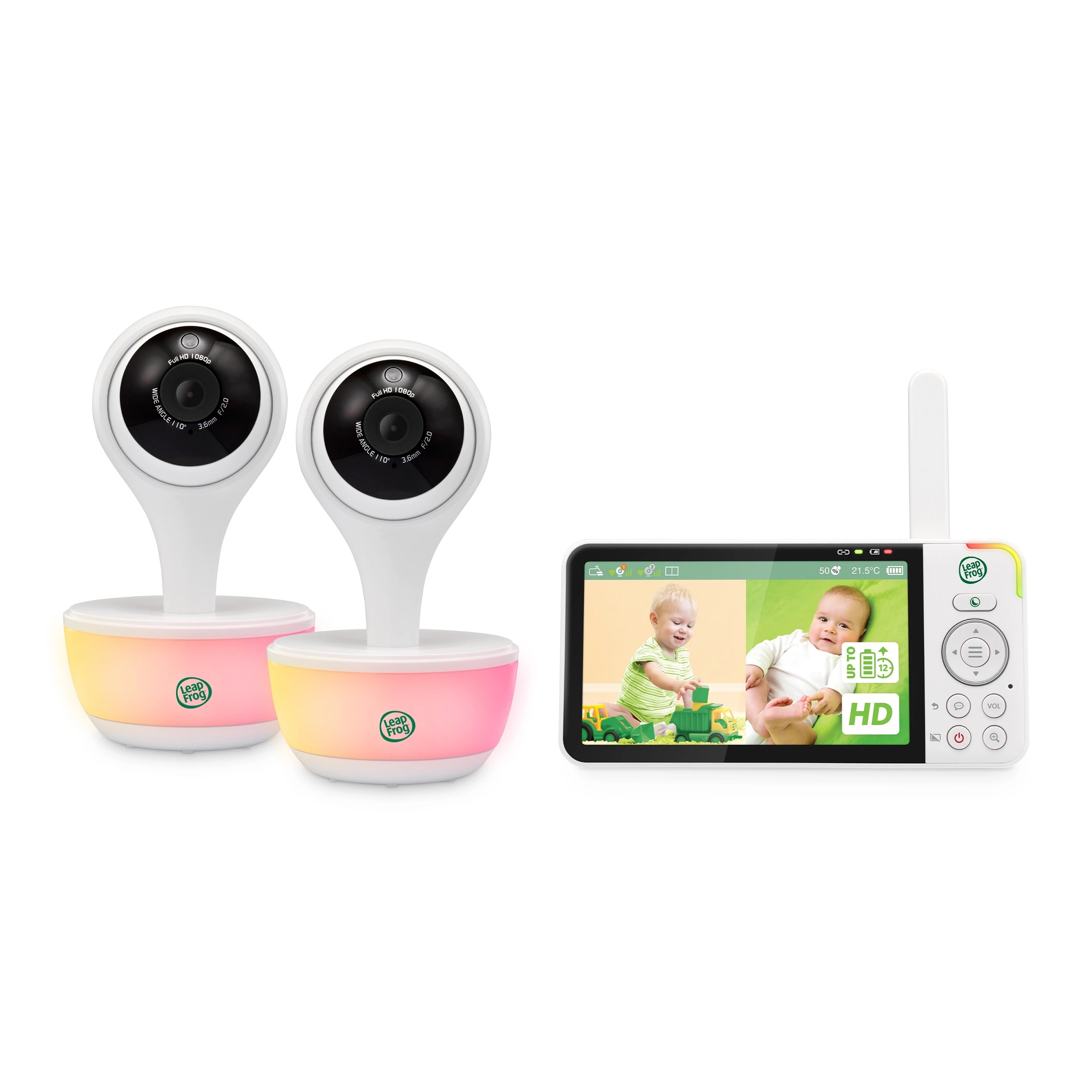 1 LeapFrog LF815HD 2-Camera 5" WiFi High Definition Video Monitor
 - white, 1 of 1