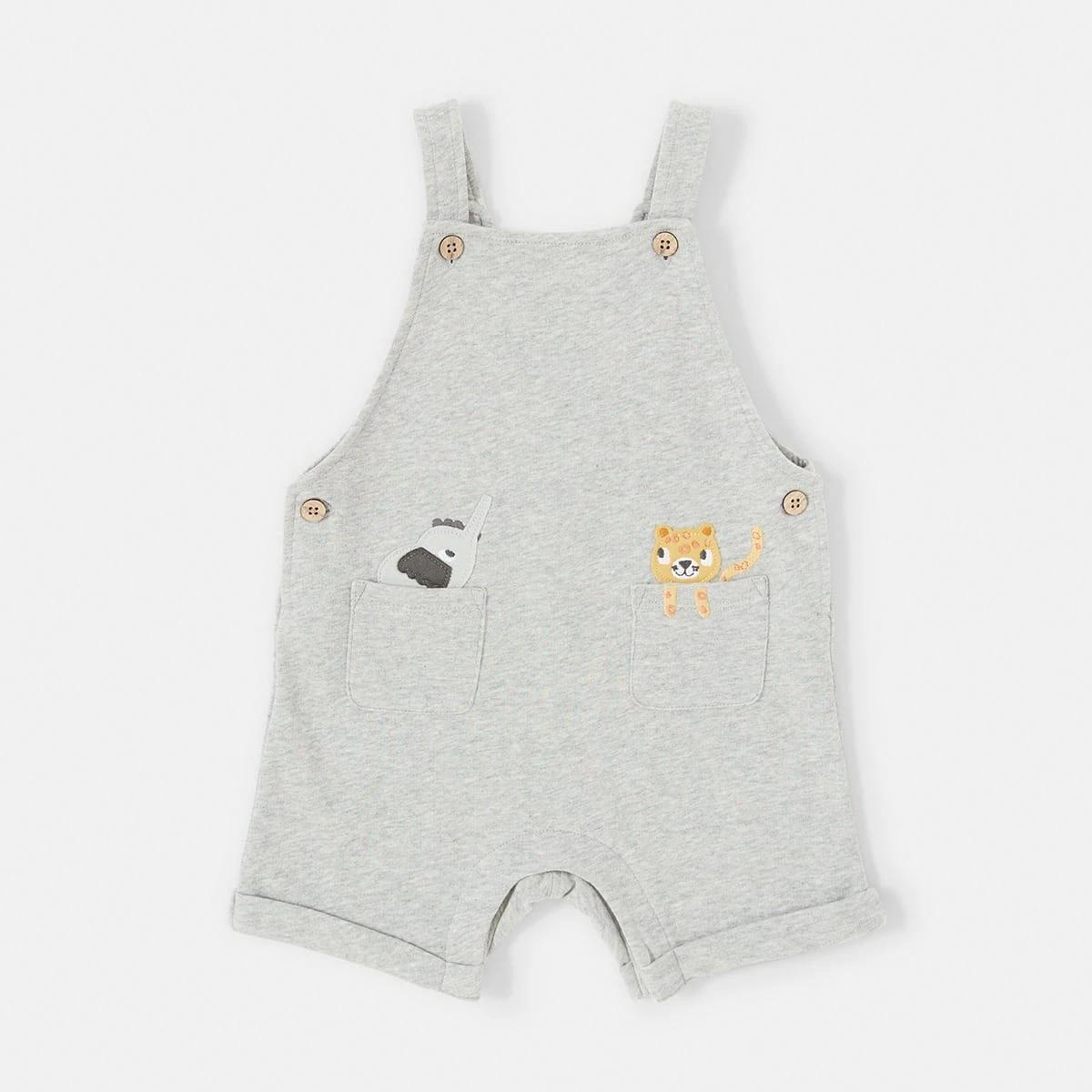 4 Knit Dungaree Set Animals, 4 of 7