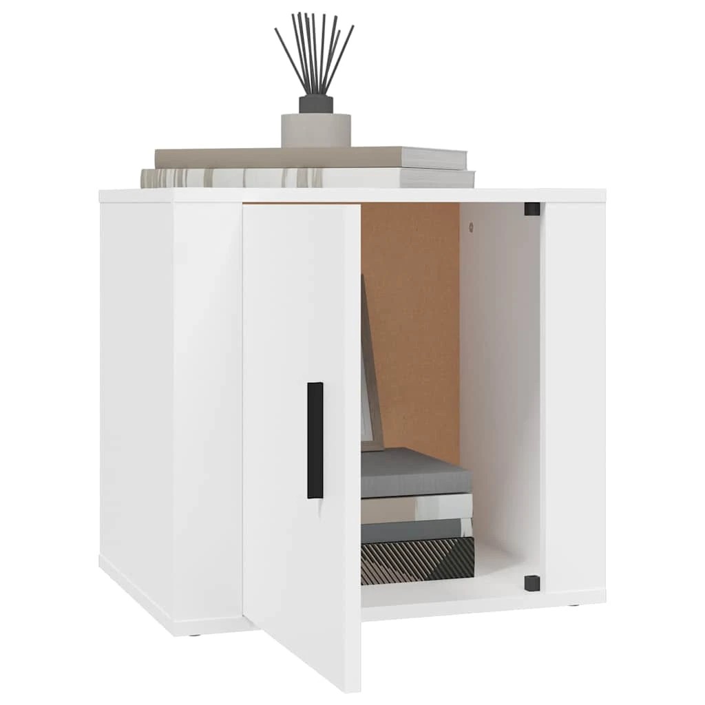 4 vidaXL bedside cabinet Ample Storage - White, 4 of 9
