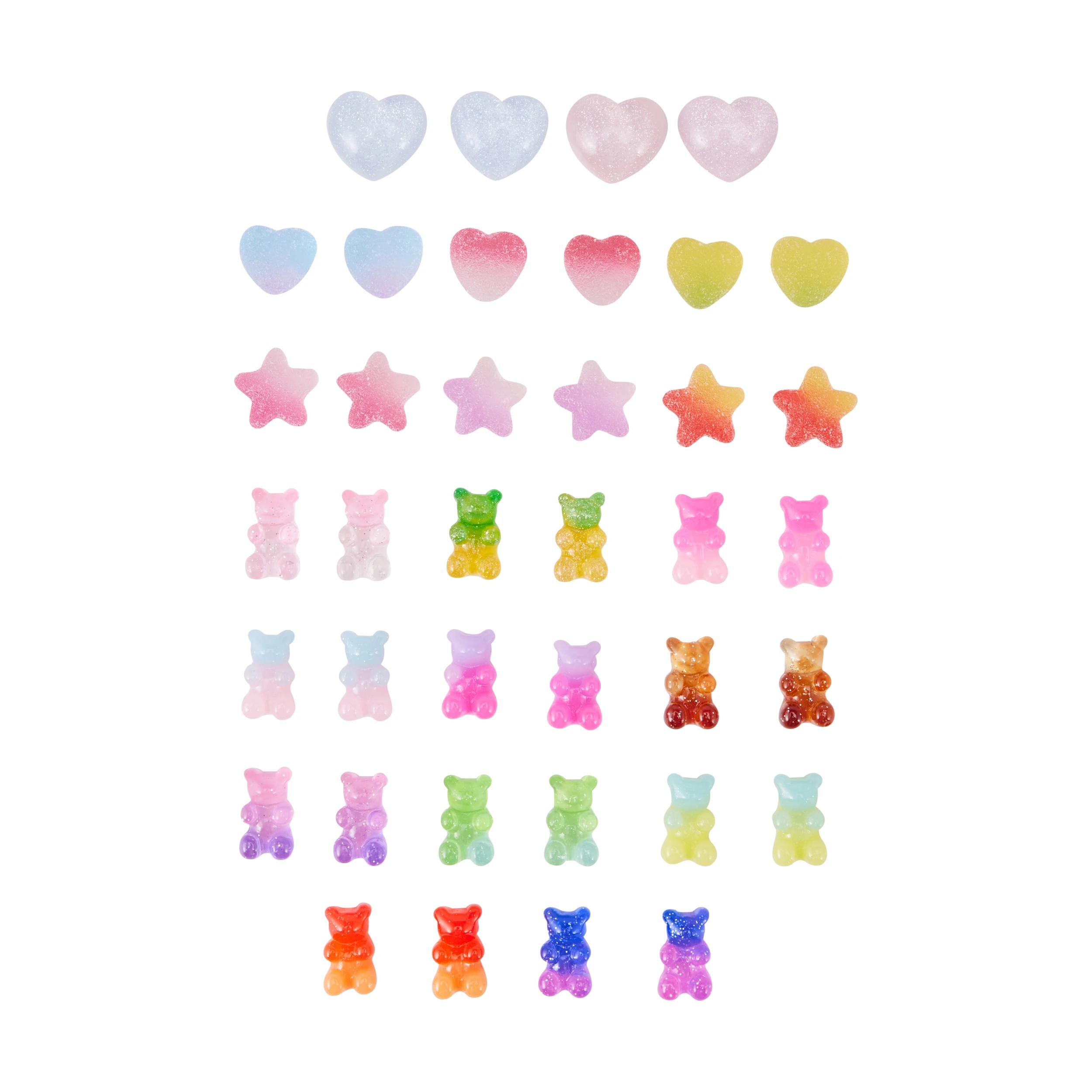 2 36 Piece Craft Embellishments - Heart and Bear, 2 of 3