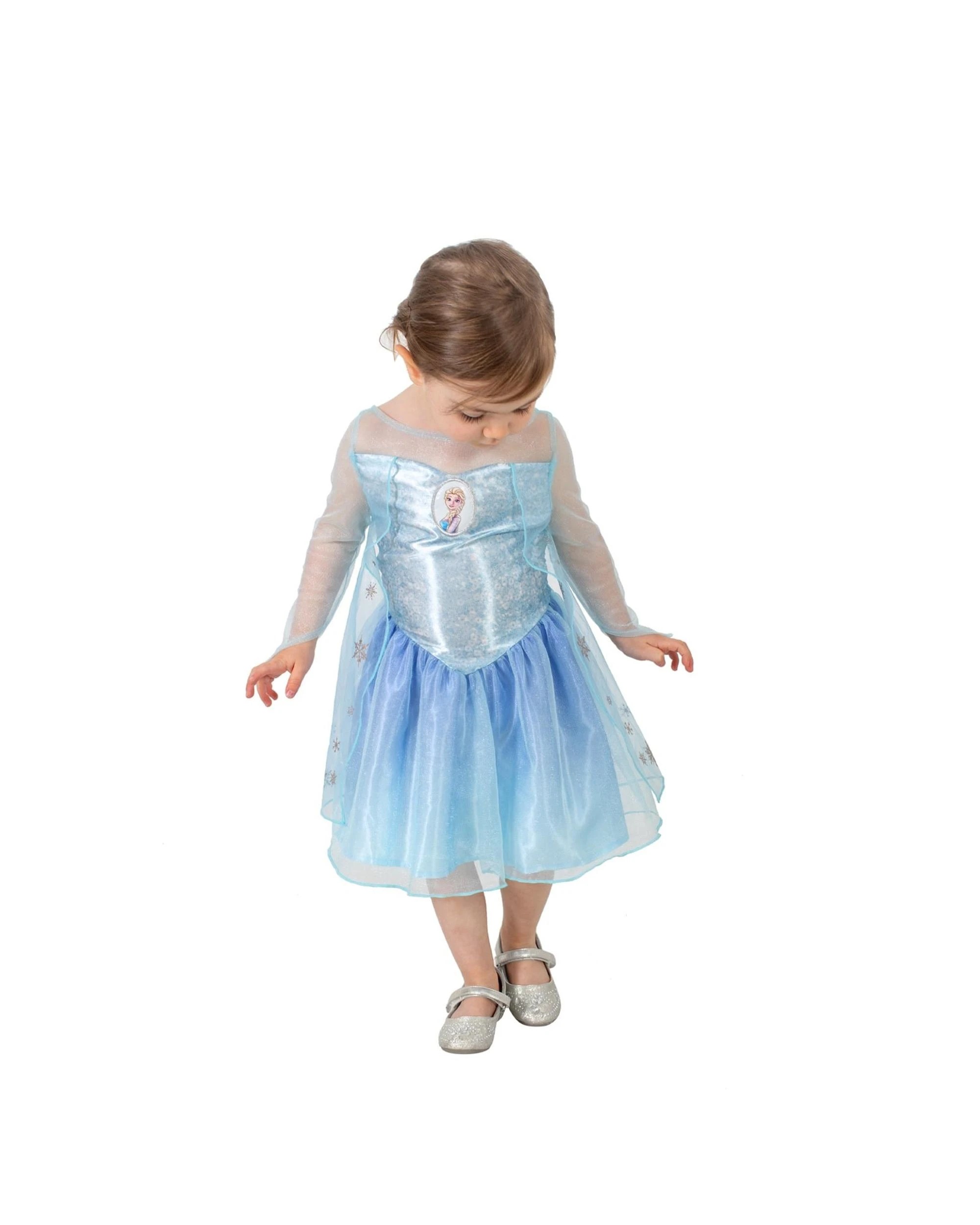 2 Disney Frozen Elsa Tutu Dress Child Costume Toddler 18-36 Months, 2 of 3