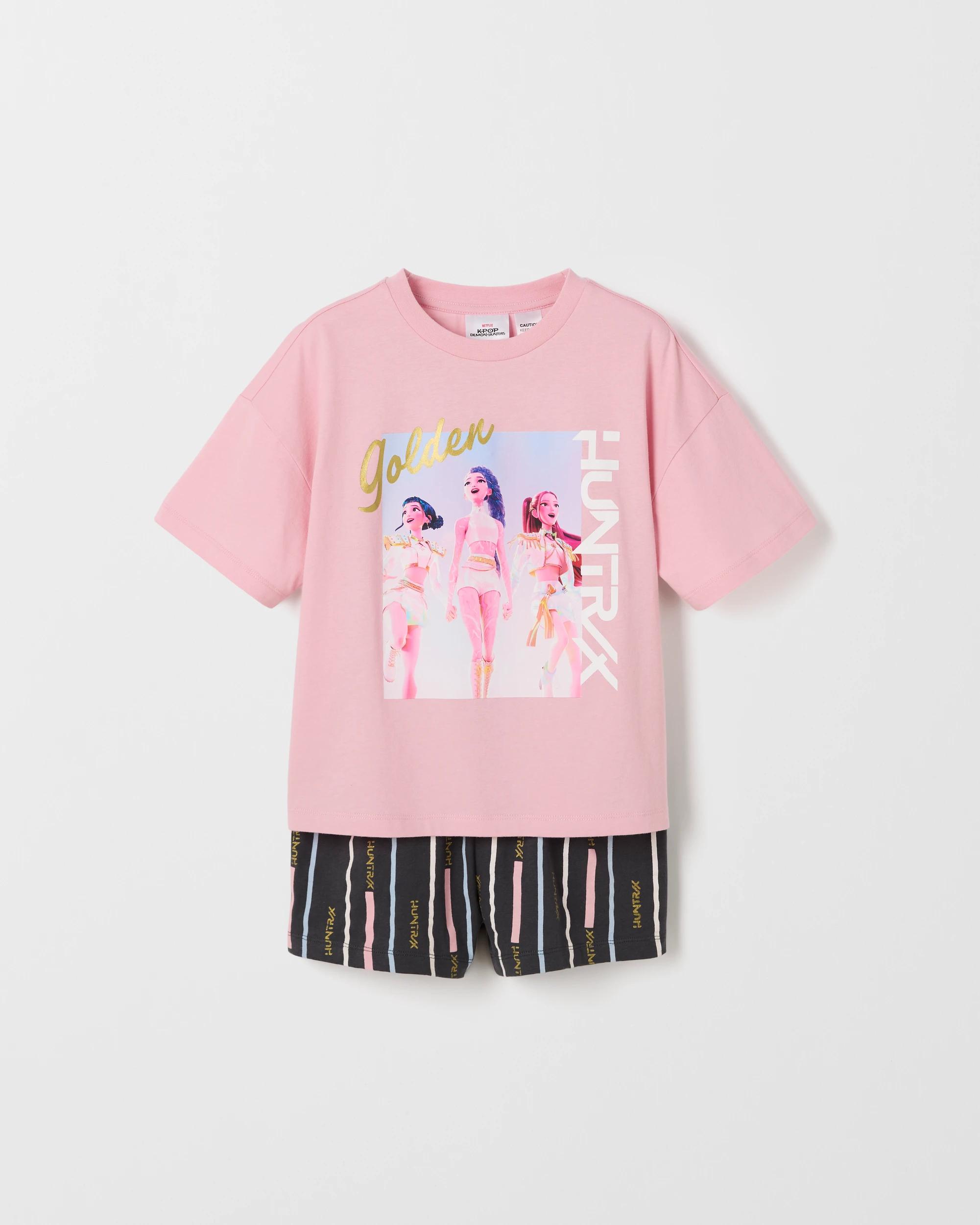 6 KPop Demon Hunters Australian Cotton Girls Jersey Pyjama Set PINK KPOP, 6 of 8