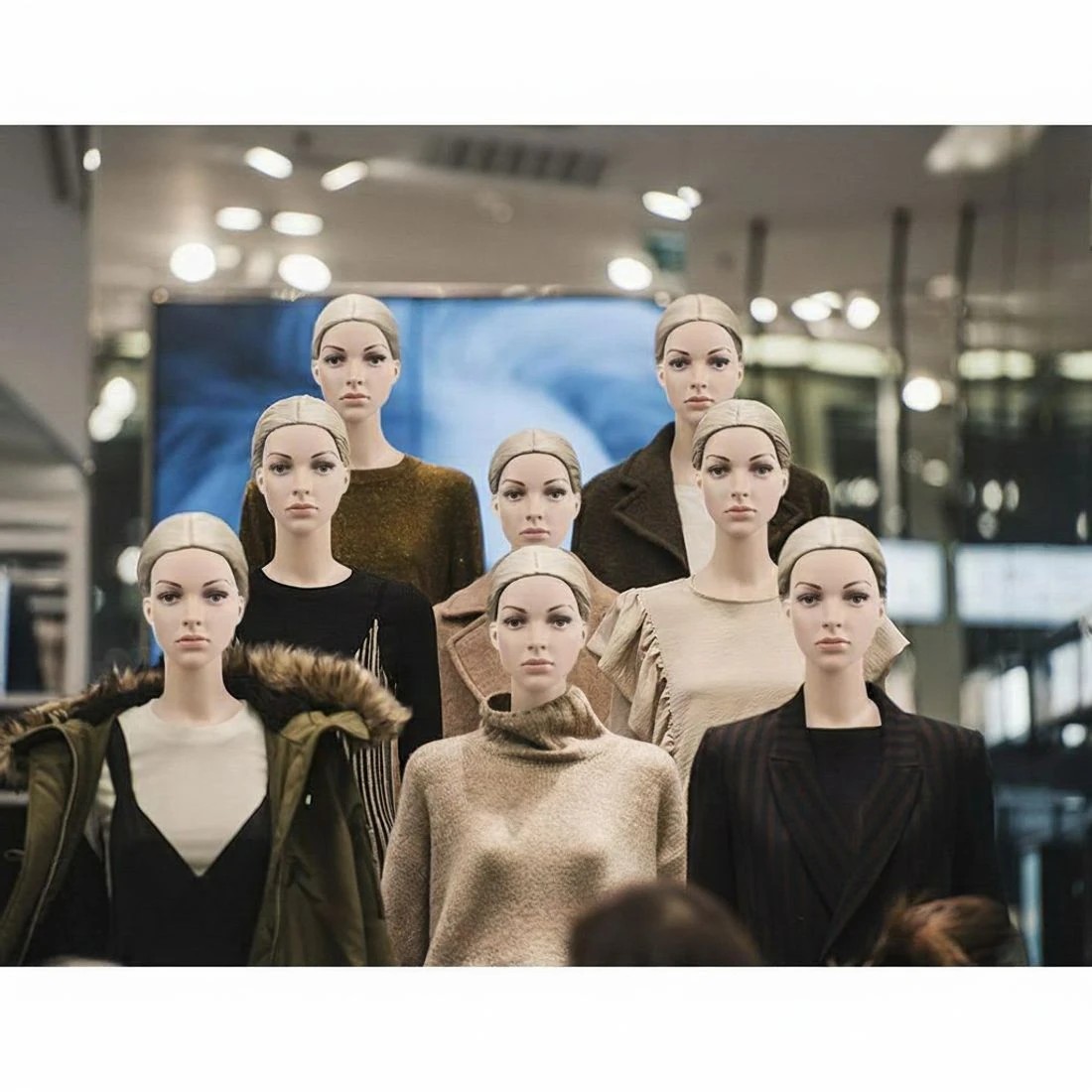 7 Embellir Female Mannequin Full Body w/Head Dummy Model Display Dressmaking - White, 7 of 8