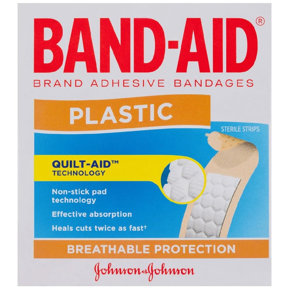 1 Band-Aid Plastic Strips 100 Pack, 1 of 1