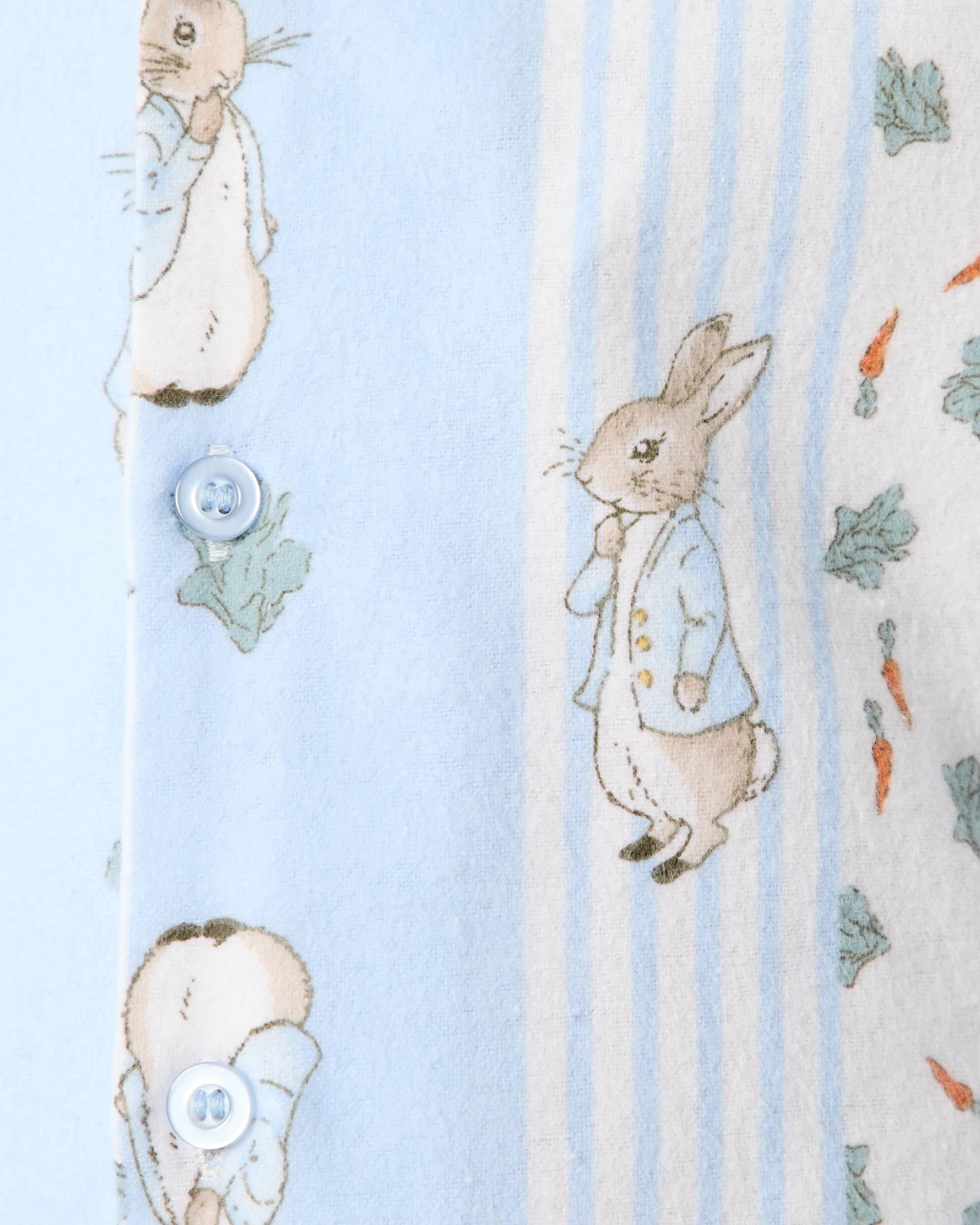 4 Peter Rabbit License Flannel Pyjama Set P Rabbit, 4 of 8