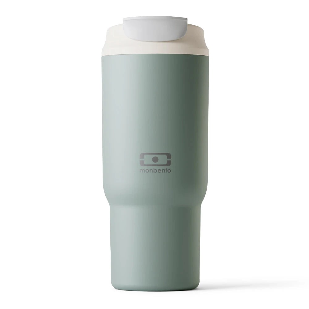1 Monbento Travel Mug L Natural - Green, 1 of 5