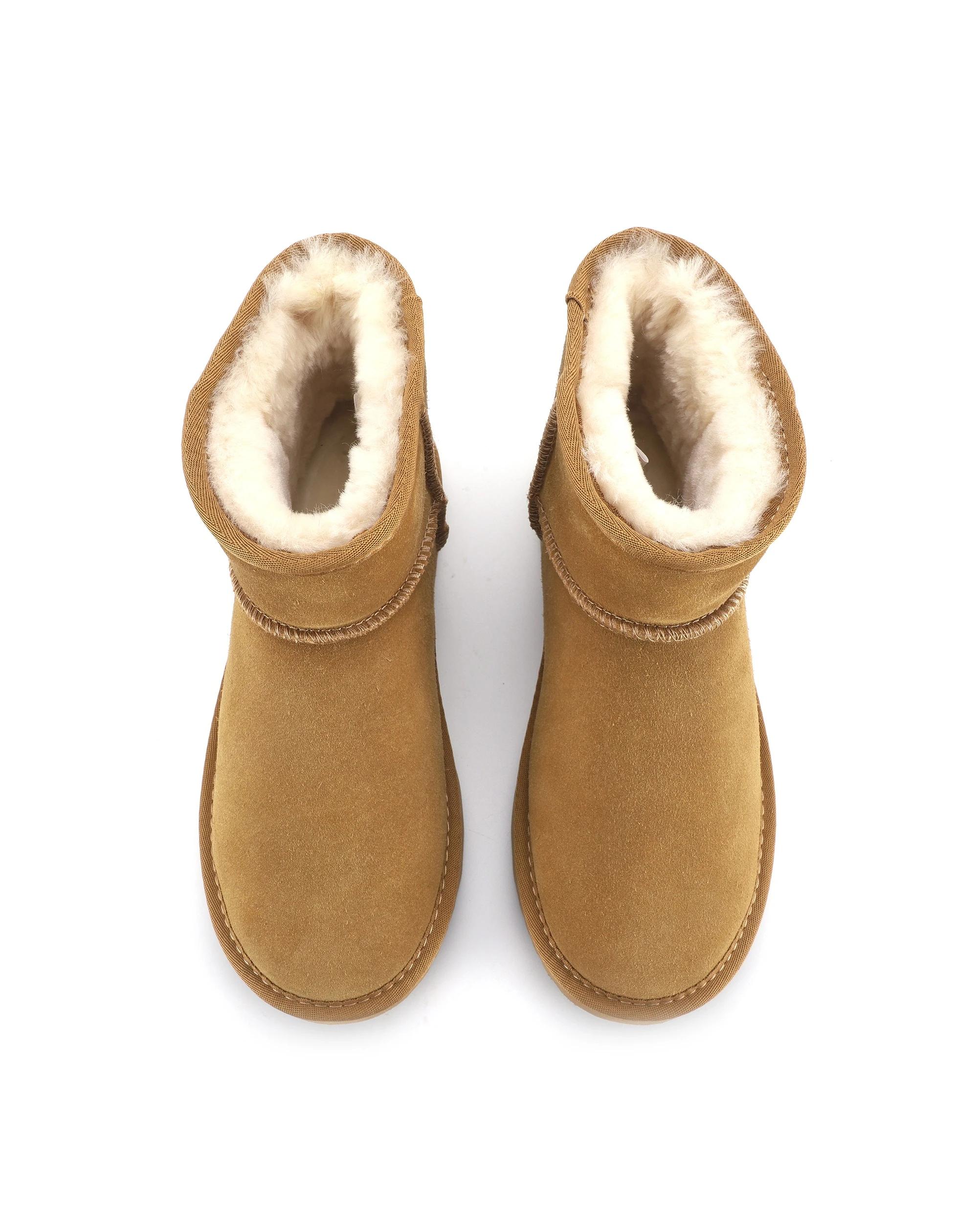 5 AUS WOOLI Signature Short Sheepskin Ankle UGG Boots CAMEL, 5 of 6