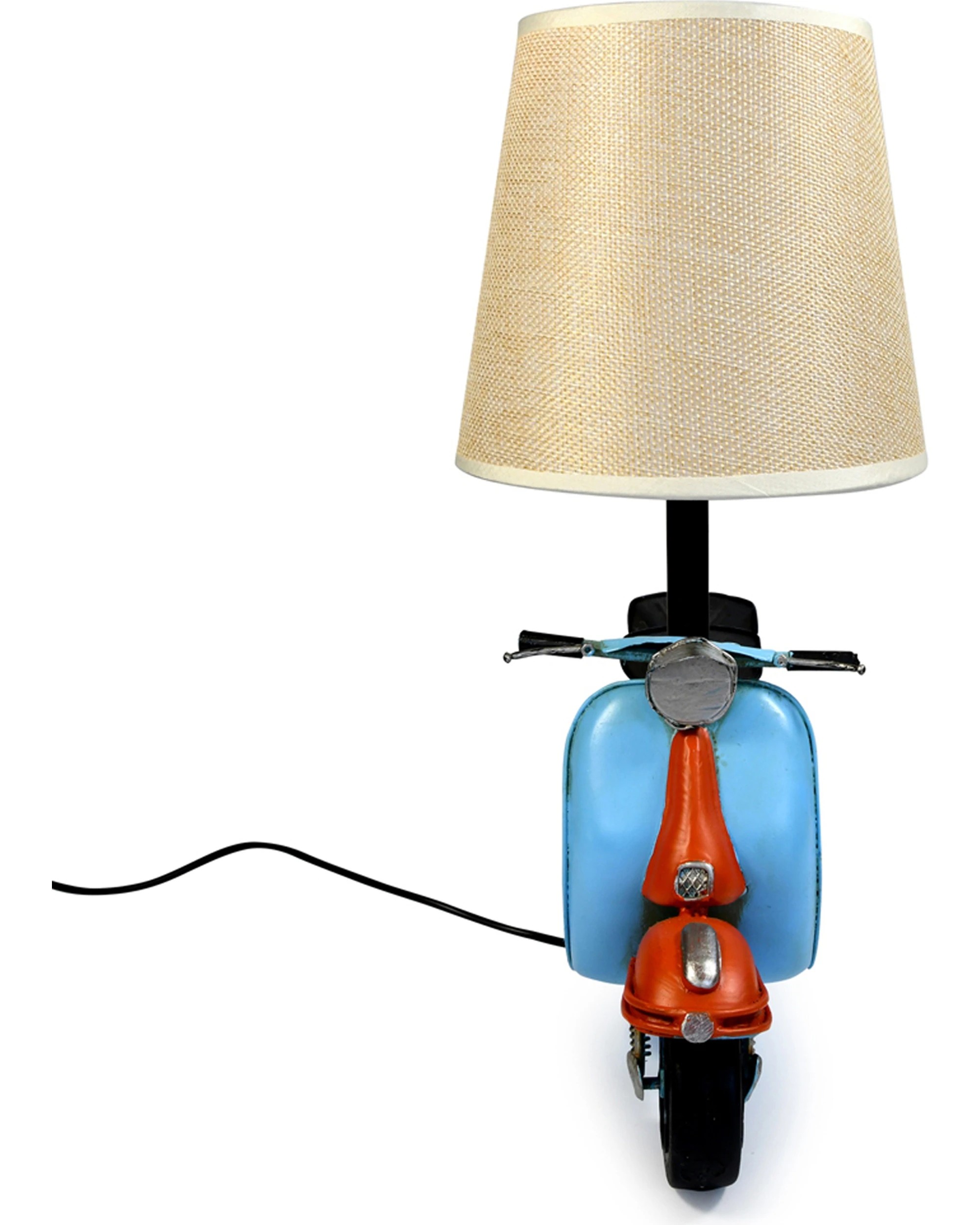 2 Auto Petit USB LED Lamp Scooter Home Decor 29x34cm - Multi, 2 of 5