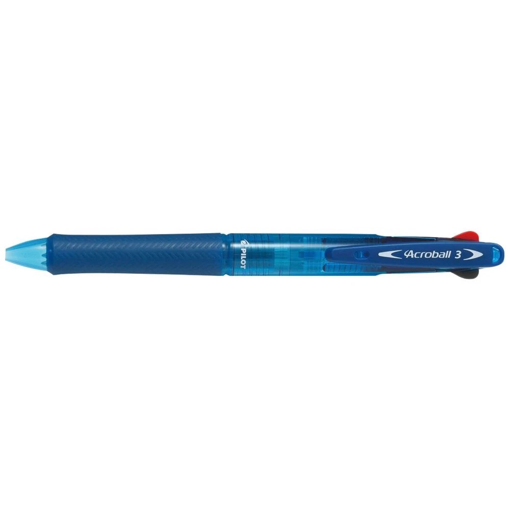 1 PILOT Acroball 3 Colour Ballpoint Pen 0.7mm Blue, 1 of 1