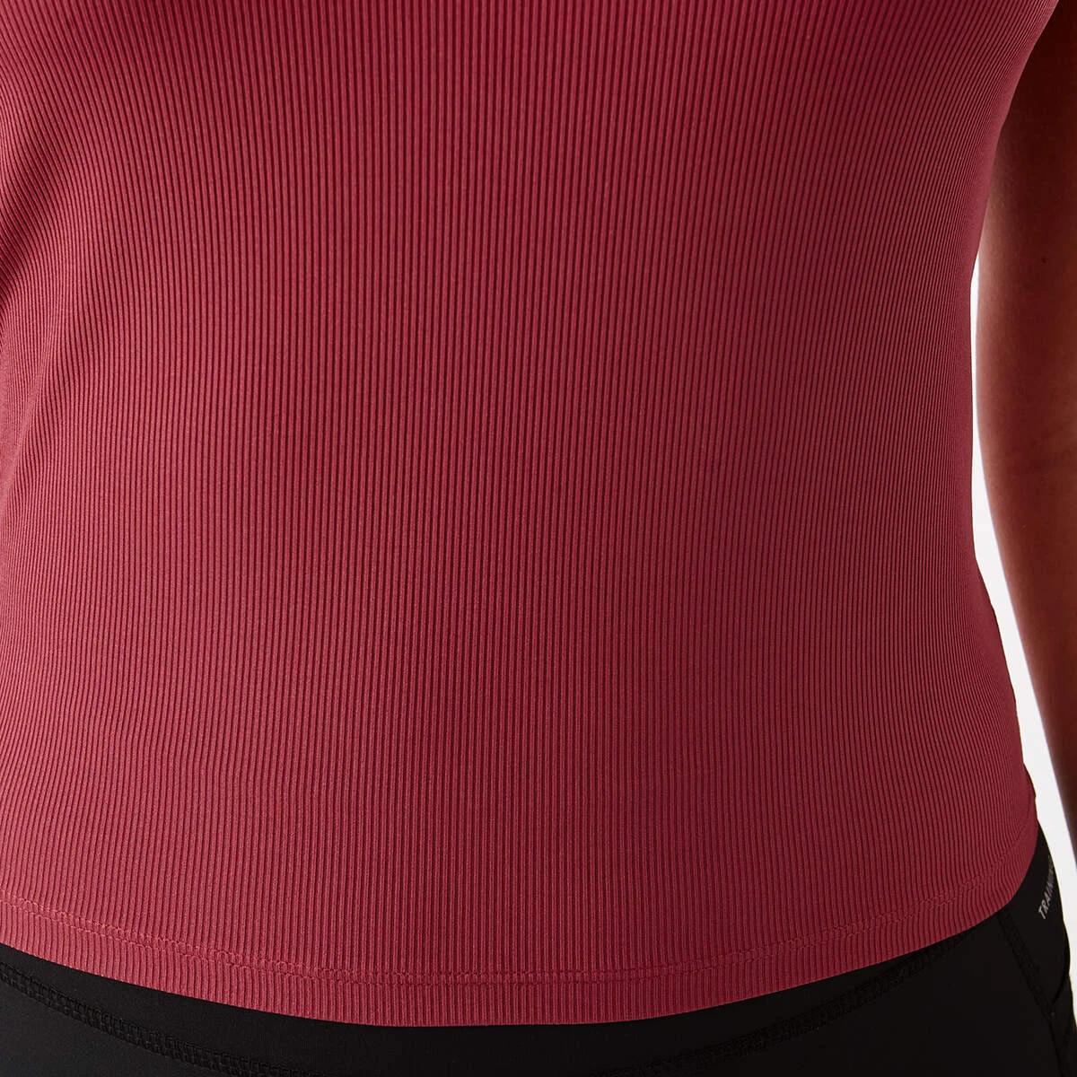 6 Active Womens Rib Tank Logan Red, 6 of 6