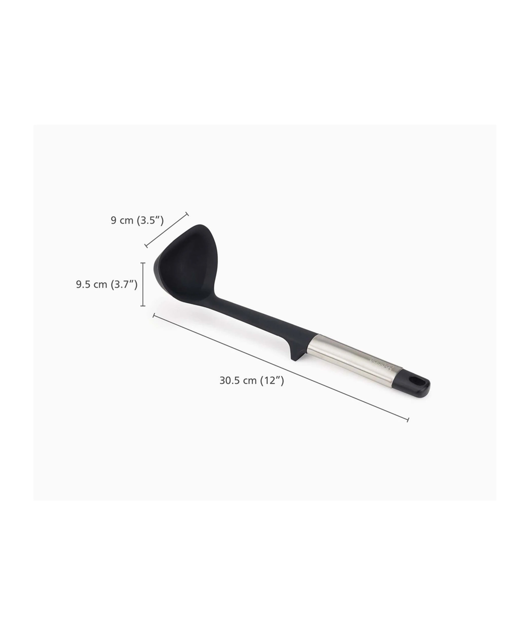 6 Joseph Joseph Elevate Silicone Steel Ladle Elevate Technology 30.5cm - Black, 6 of 6
