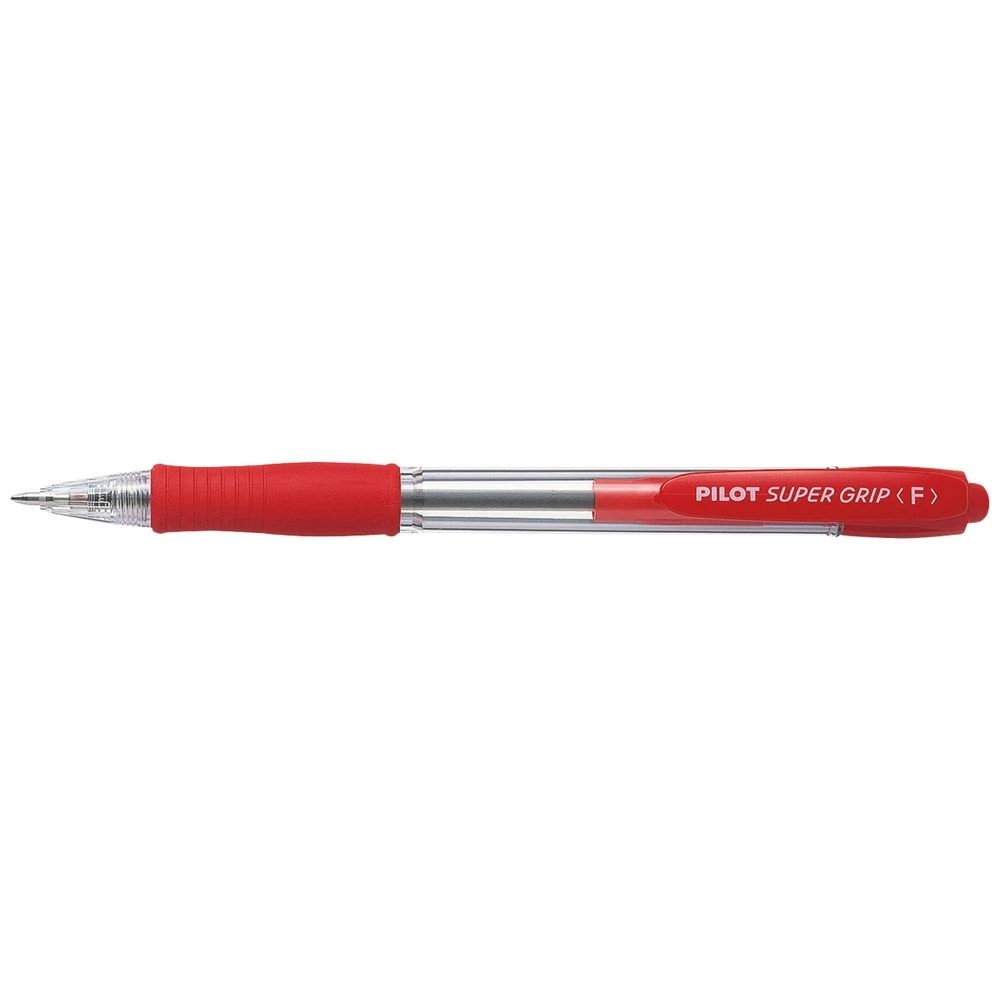 1 PILOT BPGP Super Grip Fine Ballpoint Pen Red, 1 of 1
