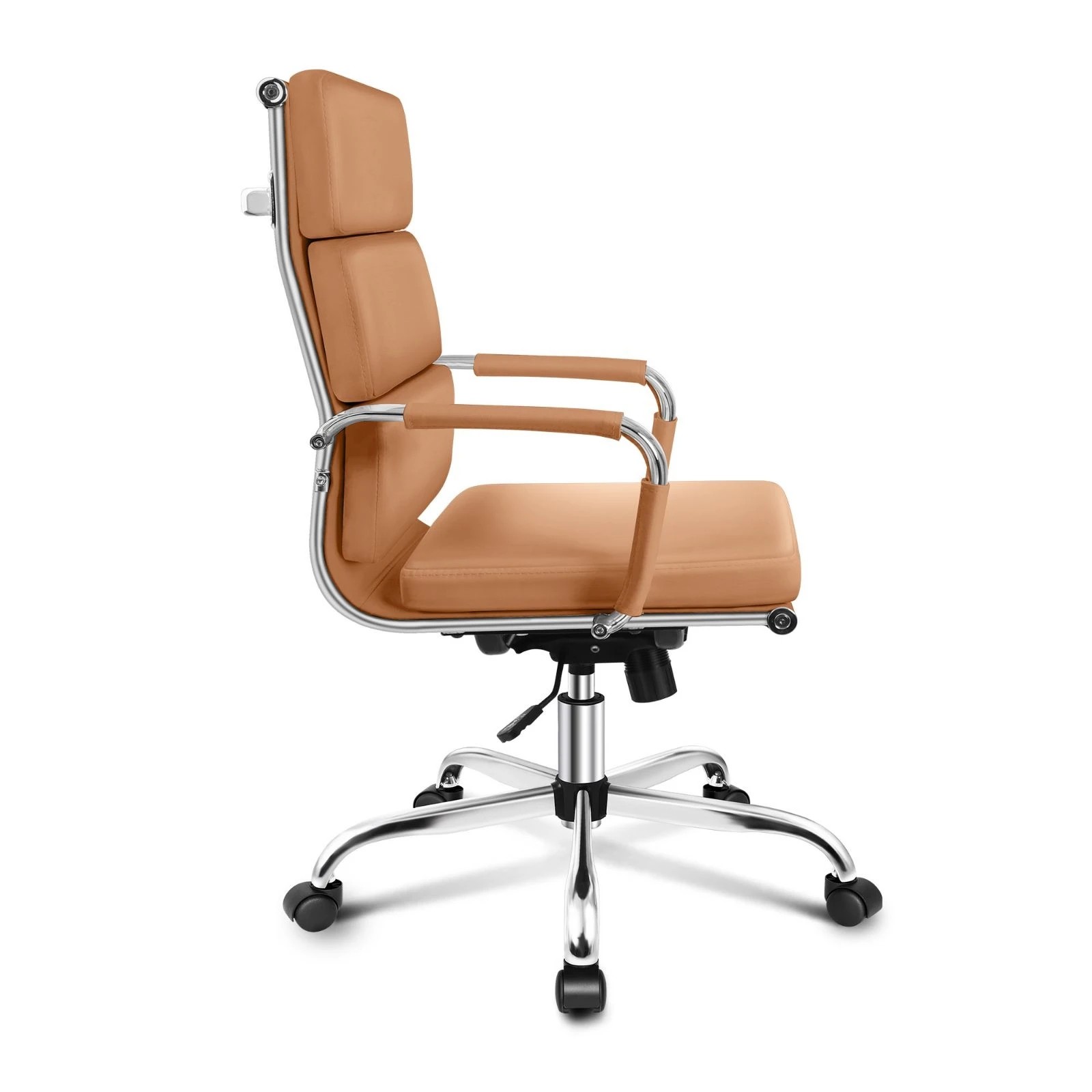 10 Alfordson Office Chair Ergonomic Paddings Computer Work Executive Seat High Back - Brown, 10 of 10