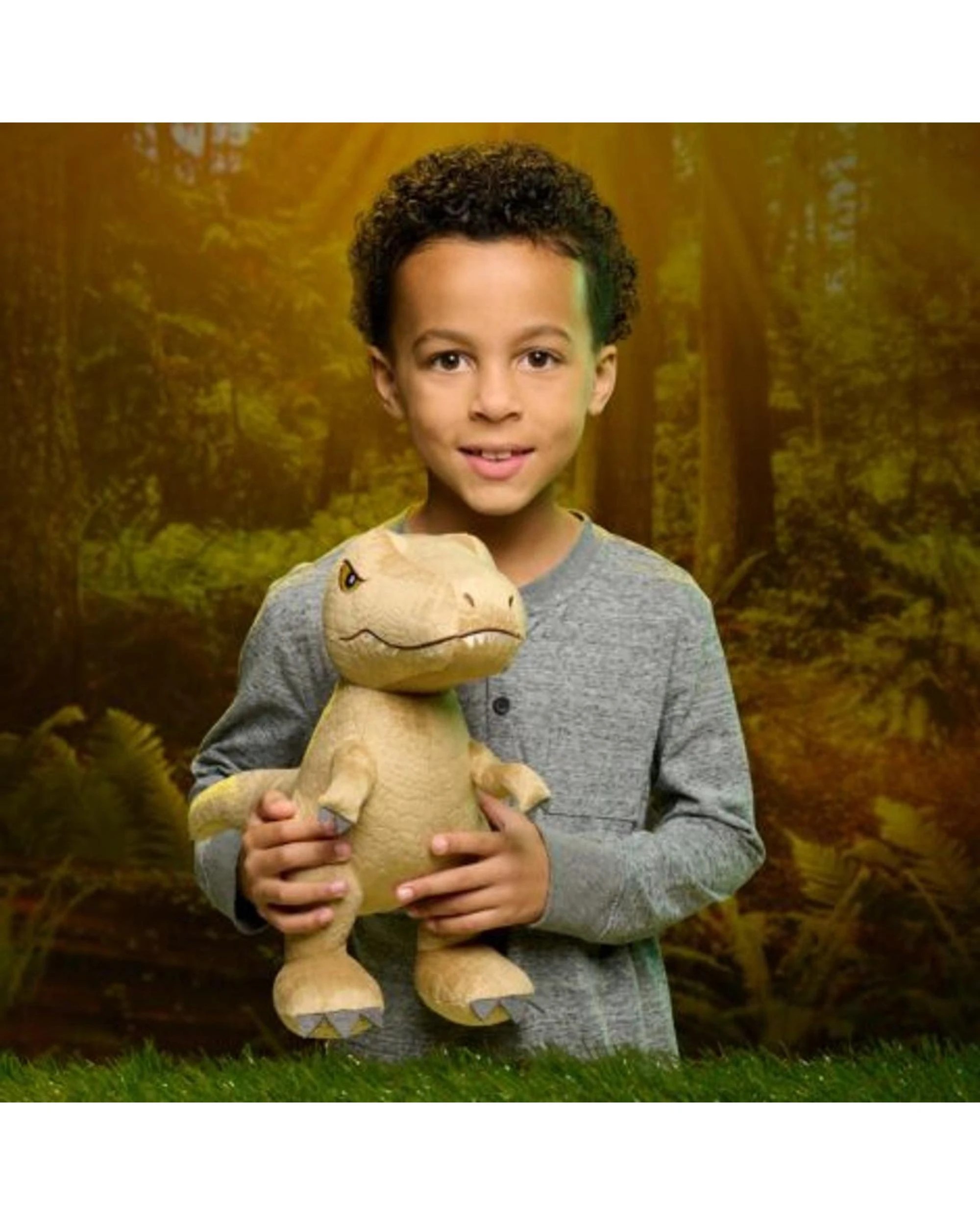 3 Comfeez Jurassic World Rebirth T-Rex Weighted Plush, 3 of 3