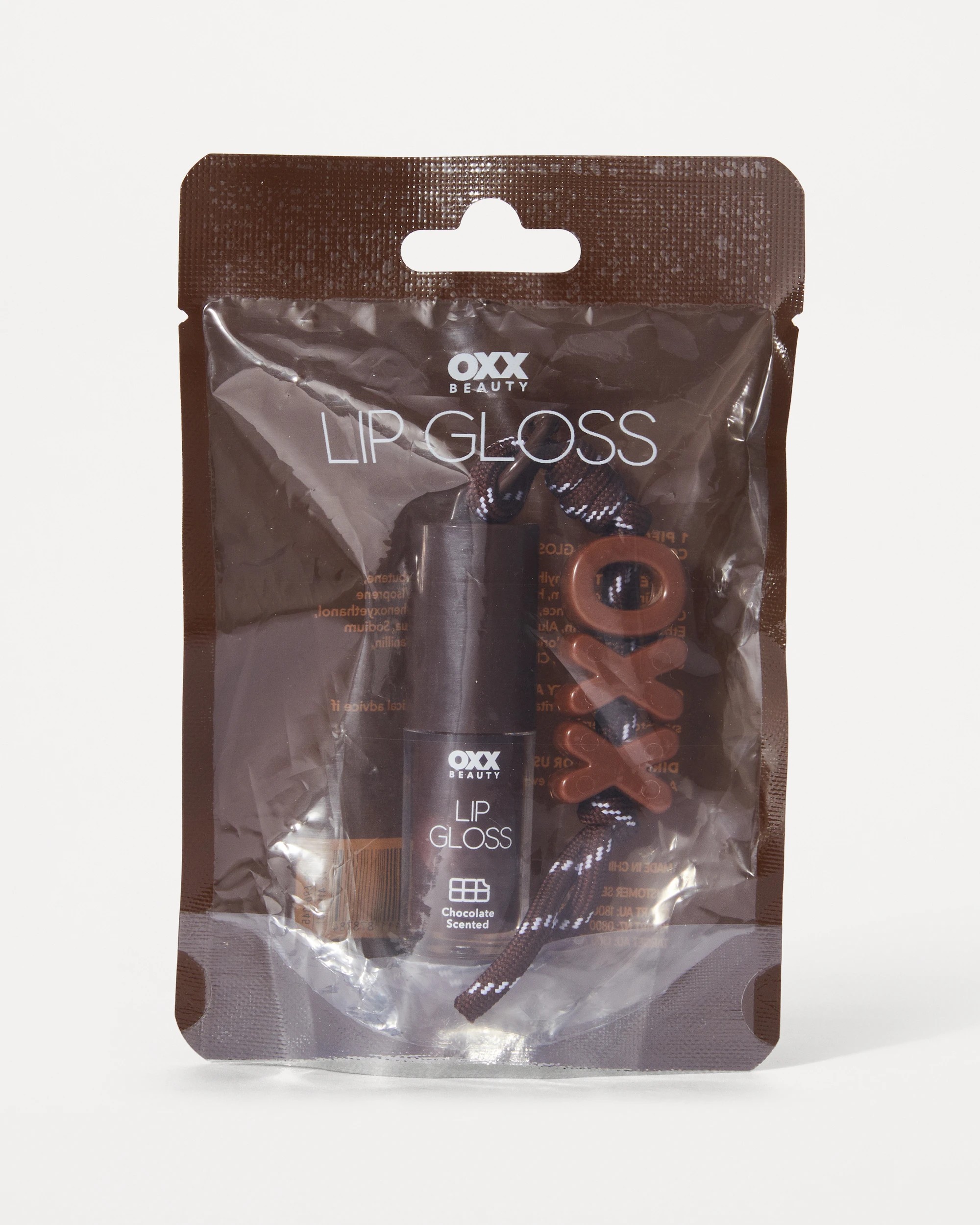 4 OXX Beauty Lip Gloss Keychain - Chocolate Scented, 4 of 5