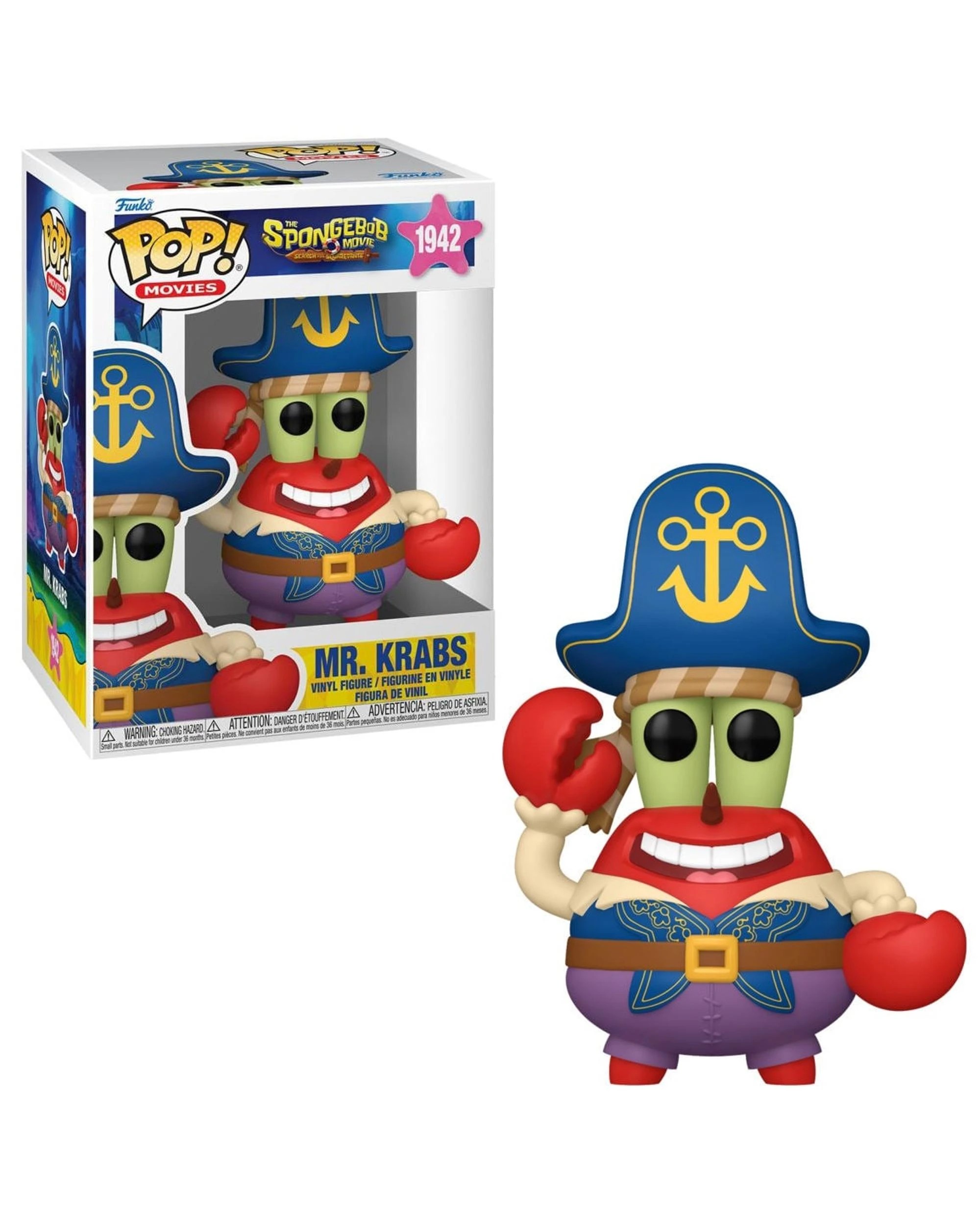 1 The SpongeBob Movie: Search for SquarePants Mr. Krabs Funko POP! Vinyl, 1 of 3