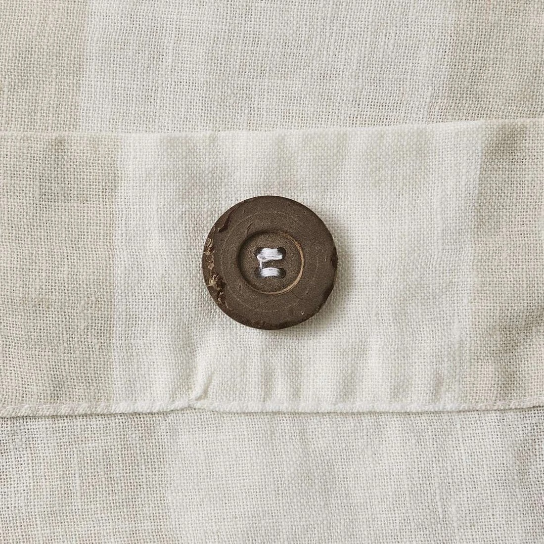 6 Stripe Linen Cotton Quilt Cover Set - King Bed, Natural, 6 of 7