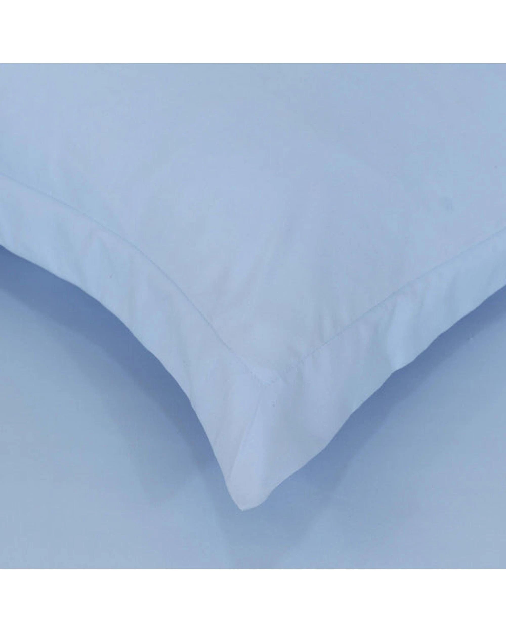 5 Amsons Quilt Cover Set With European Pillow Covers - King Single Bed - Blue, 5 of 6