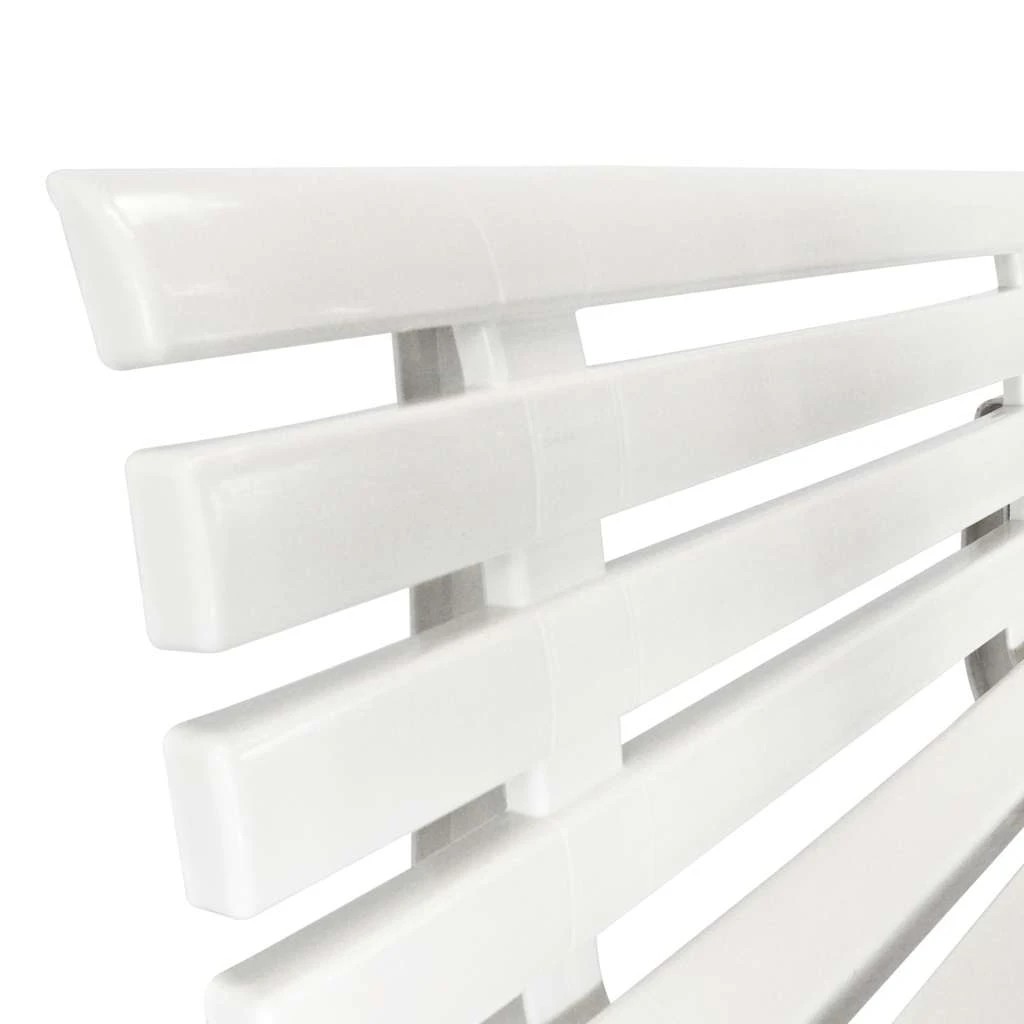 5 vidaXL Garden bench Durable - White, 5 of 6