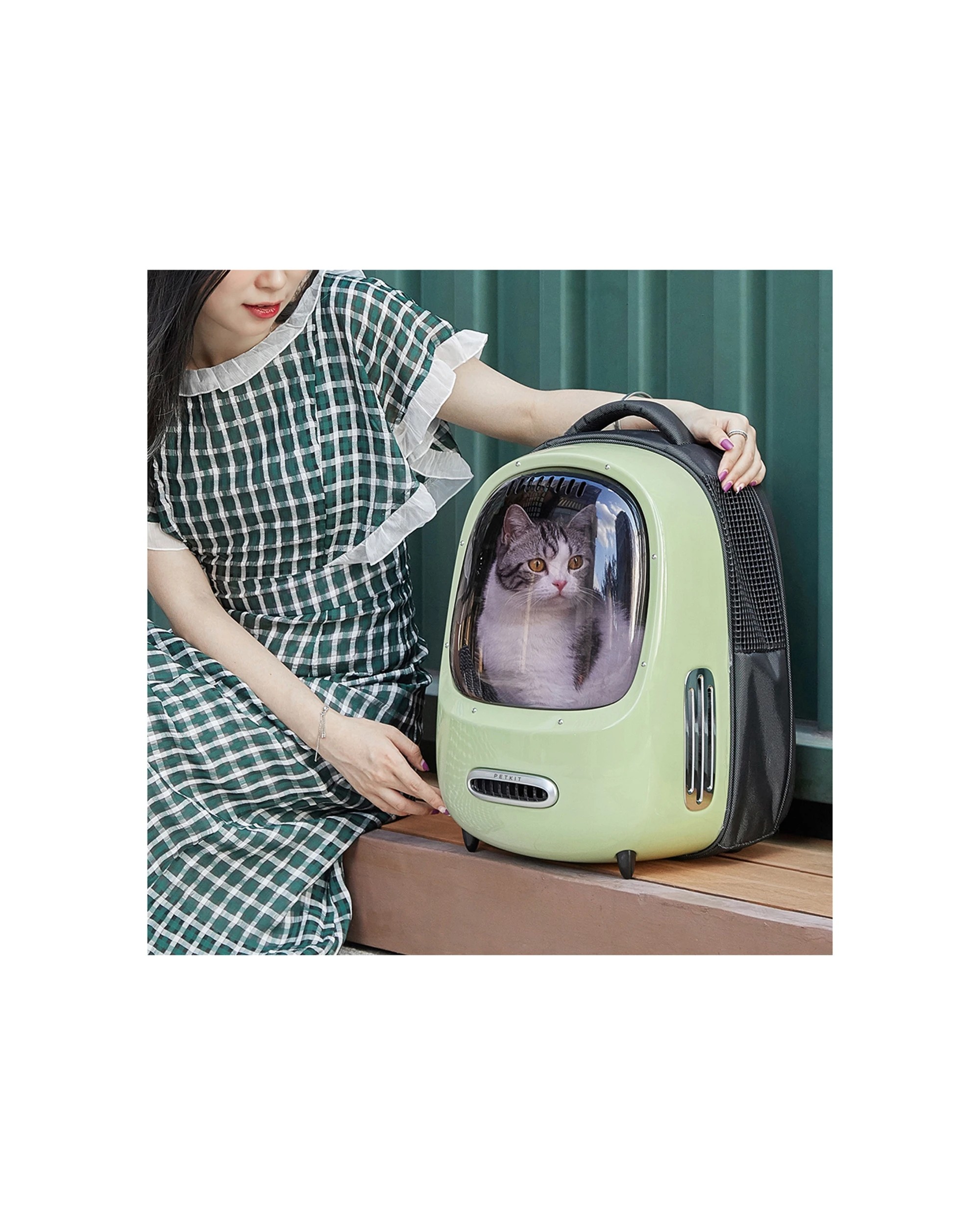 8 Petkit Breezy Smart Cat/dog/pet Carrier Backpack W/built In Fan/light - White, 8 of 9