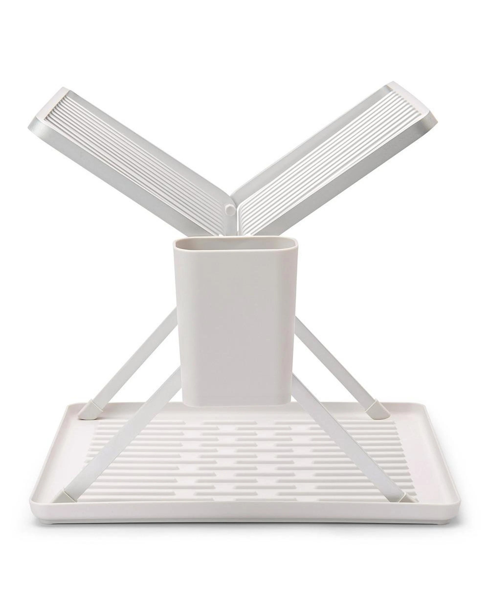 2 Brabantia Foldable Dish Drying Rack Light Grey, 2 of 6