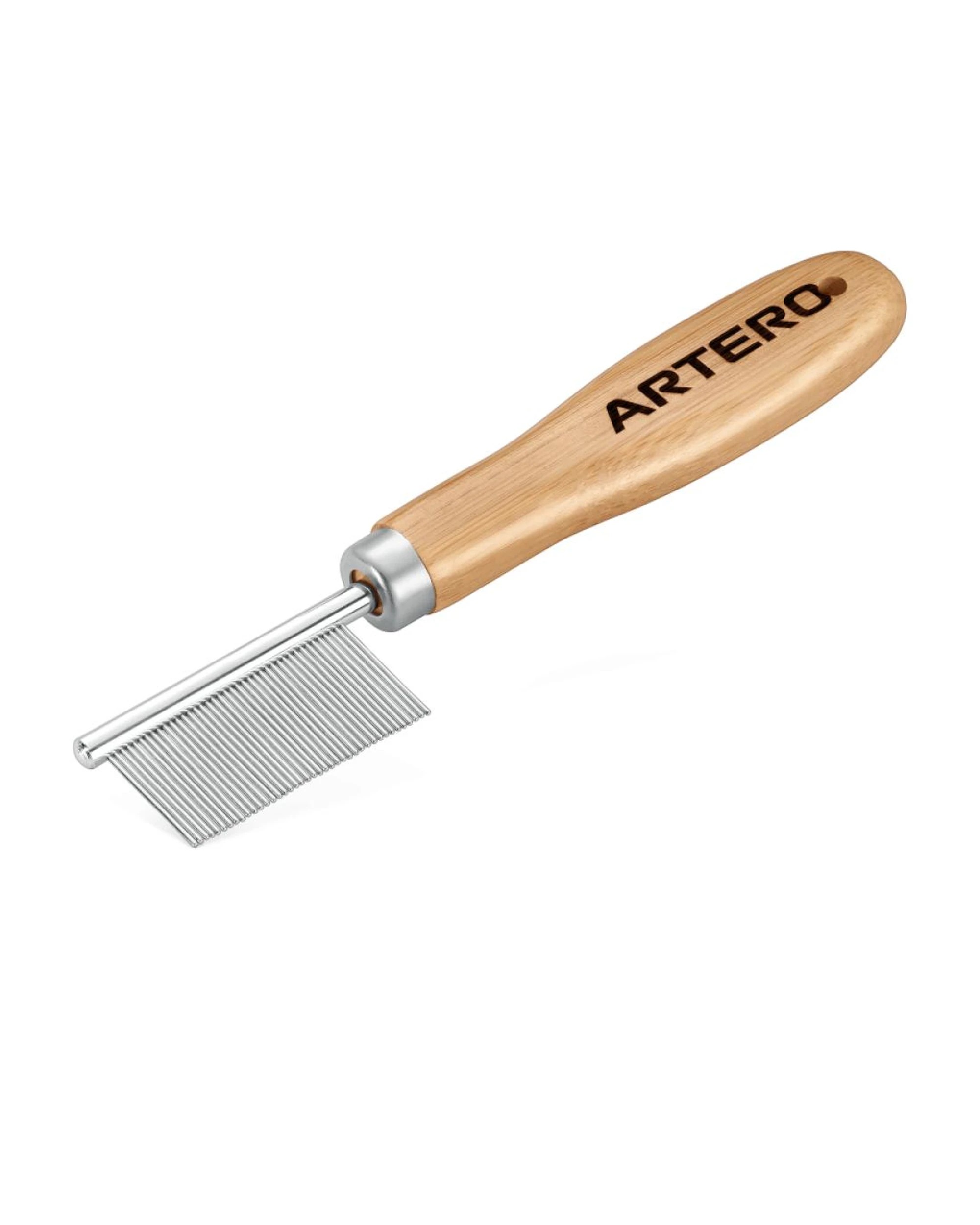 1 Artero Nature Collection Mini Face & Eye Wooden Handle Comb for Dogs 13cm, 1 of 1